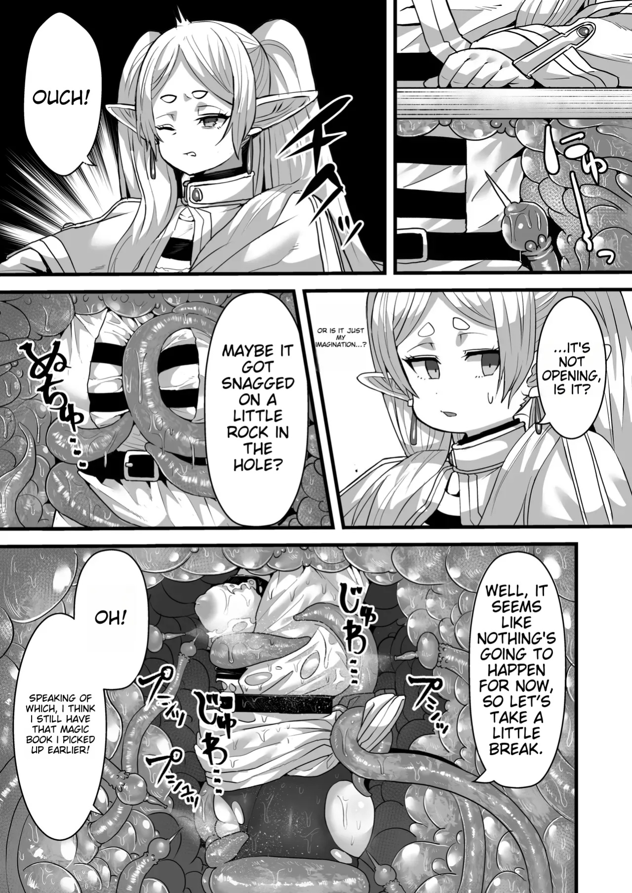 [Sei no mamono (Sema)] Frieren and the Sensory Deprivation Hole (Sousou no Frieren)
