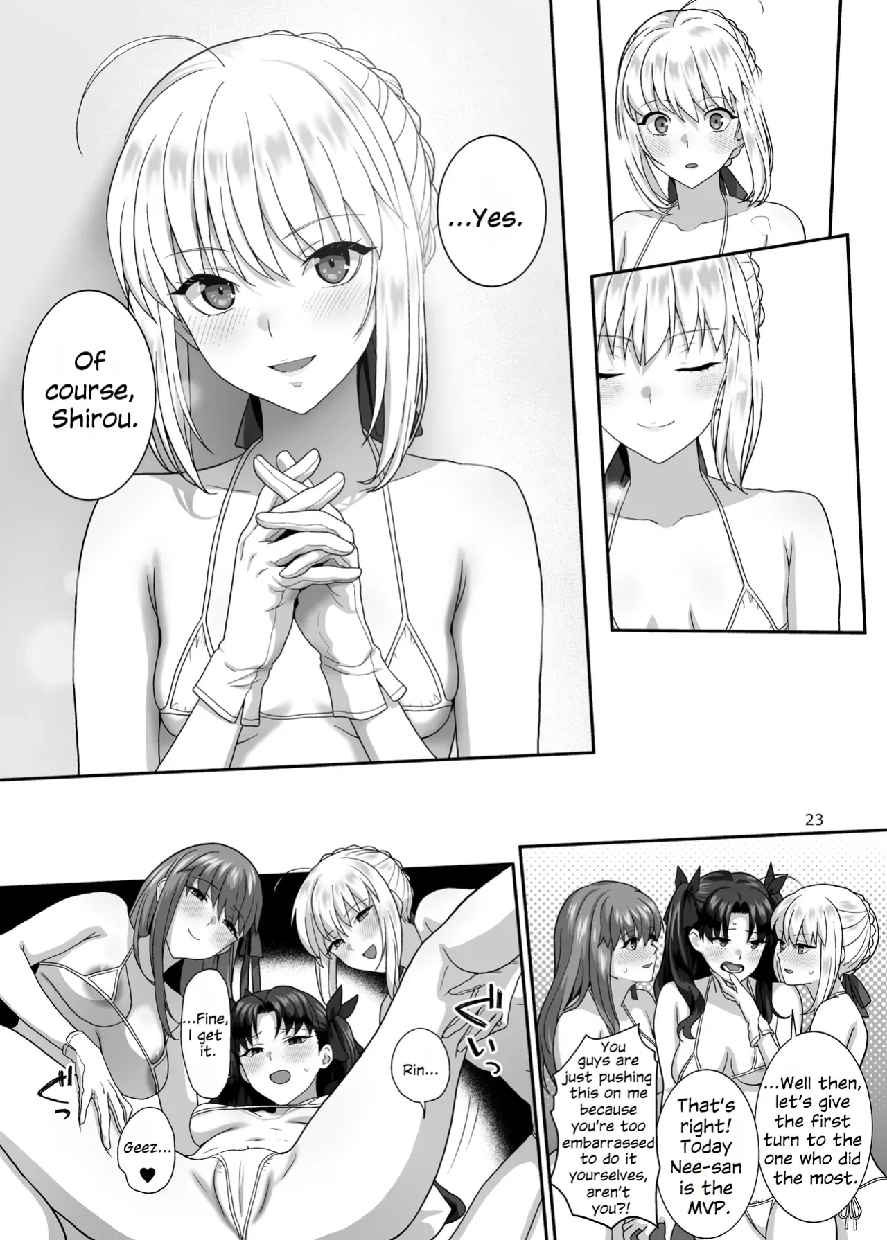 [Tsukinami Days (Kiya Hajime)] HEAVEN CAN WAIT (Fate/stay night)
