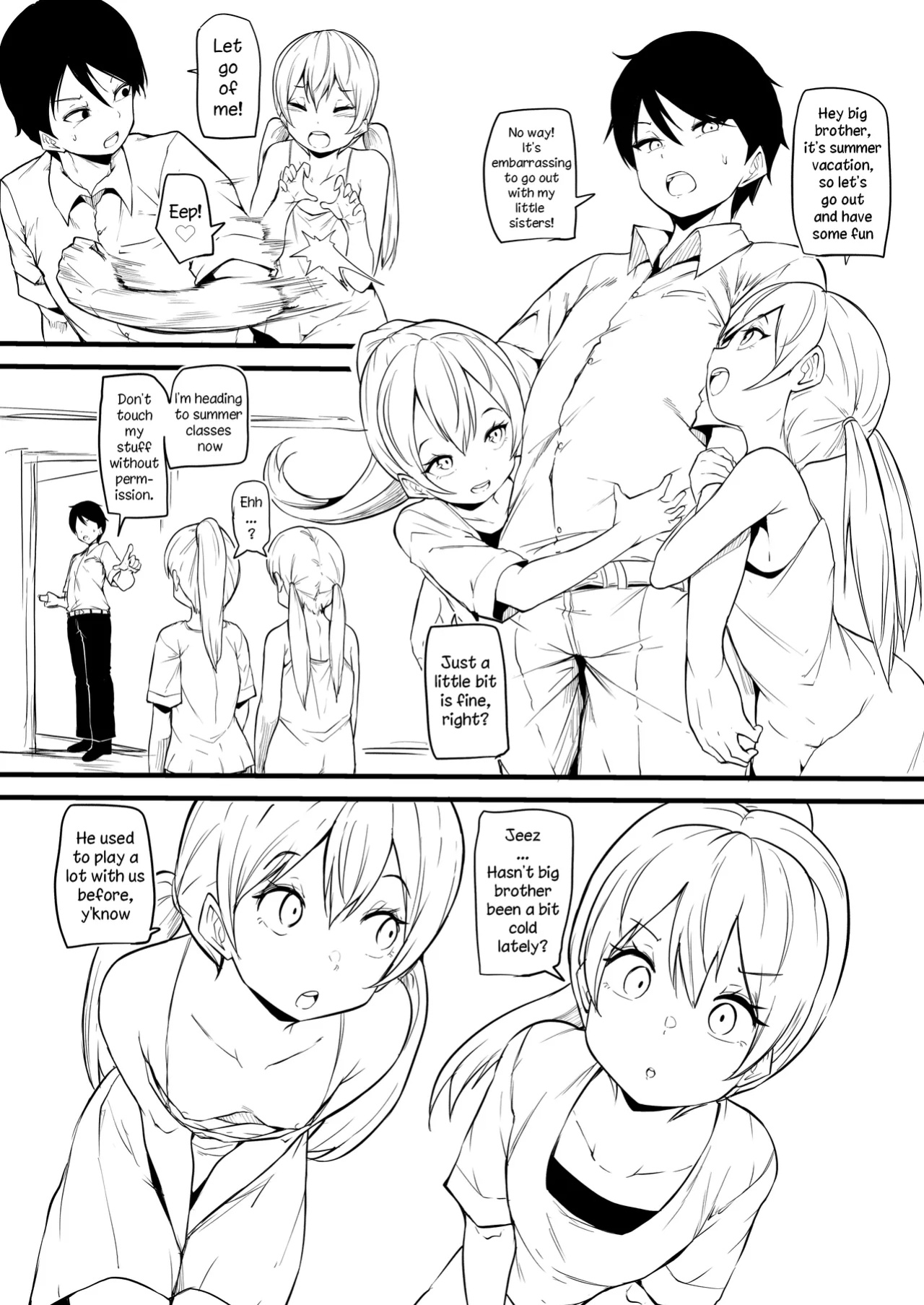 [Makin] Futago no Imouto ga Onii-chan o Mesu Ochi Saseru | Twin Sisters Turns Their Big Brother Into a Submissive Female