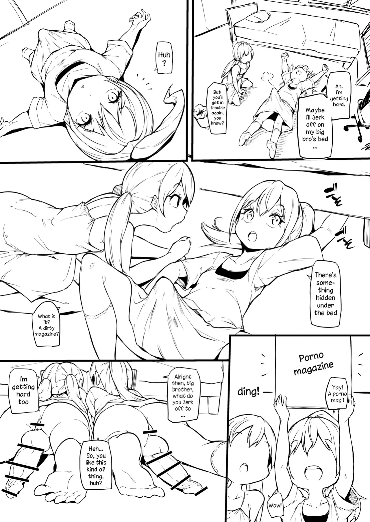 [Makin] Futago no Imouto ga Onii-chan o Mesu Ochi Saseru | Twin Sisters Turns Their Big Brother Into a Submissive Female
