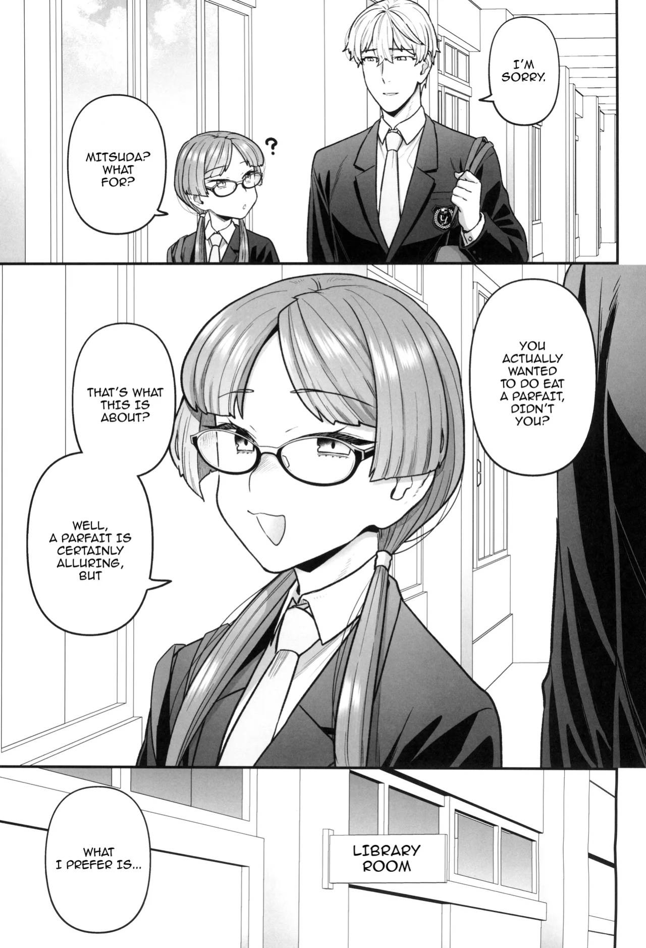 (C101) [Sayonara Hornet (Yoshiragi)] Iinchou to Mitsuda-kun no Houkago - Otonashi Kotoha and Mitsuda Makoto / The Prez And Mitsuda-kun After Class - Otonashi Kotoha and Mitsuda Makoto