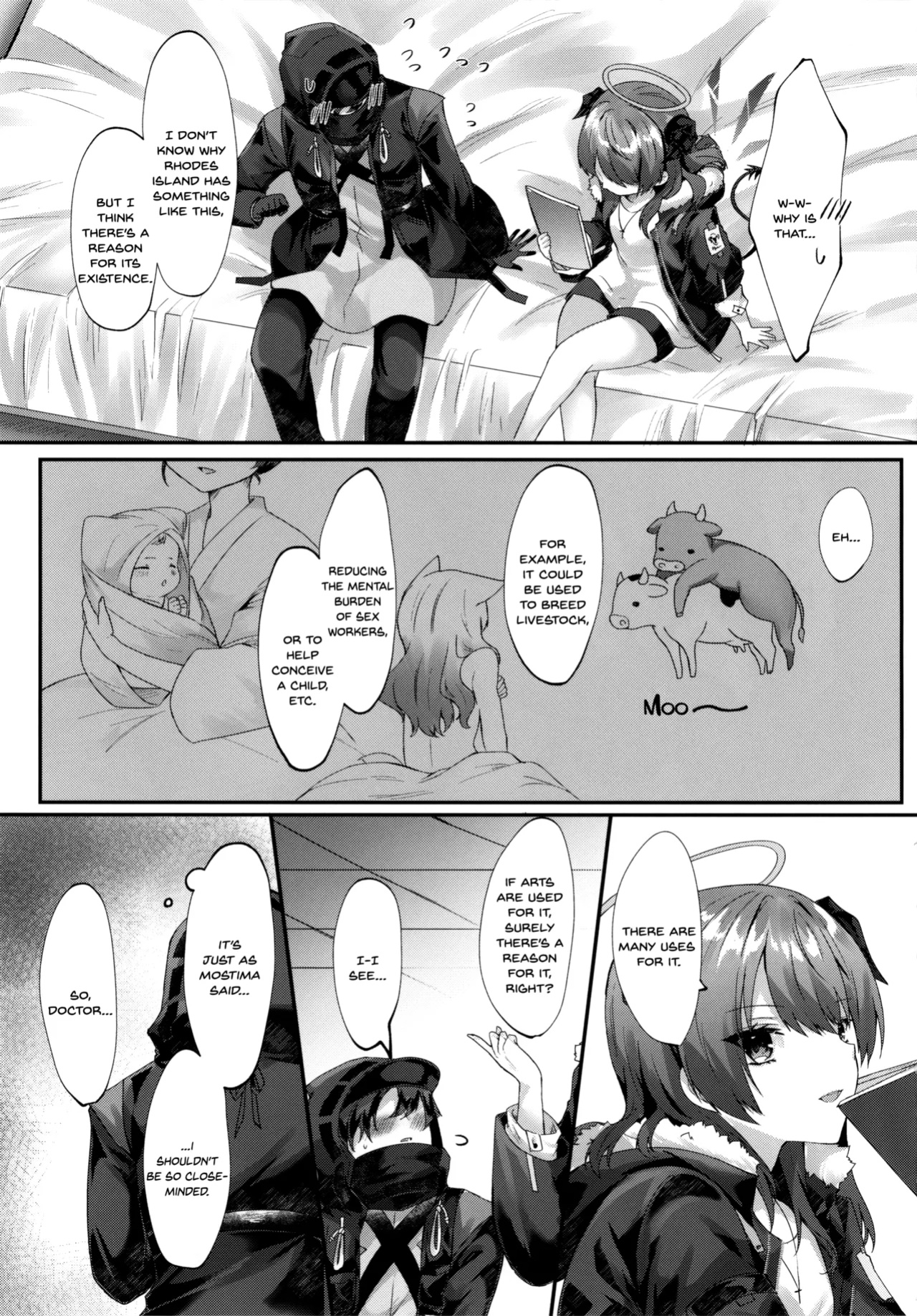 (C102) [Hibiscus (Amesaki Vanilla, Inazawa Mint)] Angel Temptation (Arknights) [SDTLs]