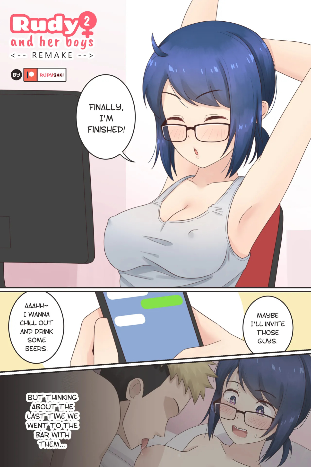 [Rudy Saki] Rudy and Her Boys: Remake