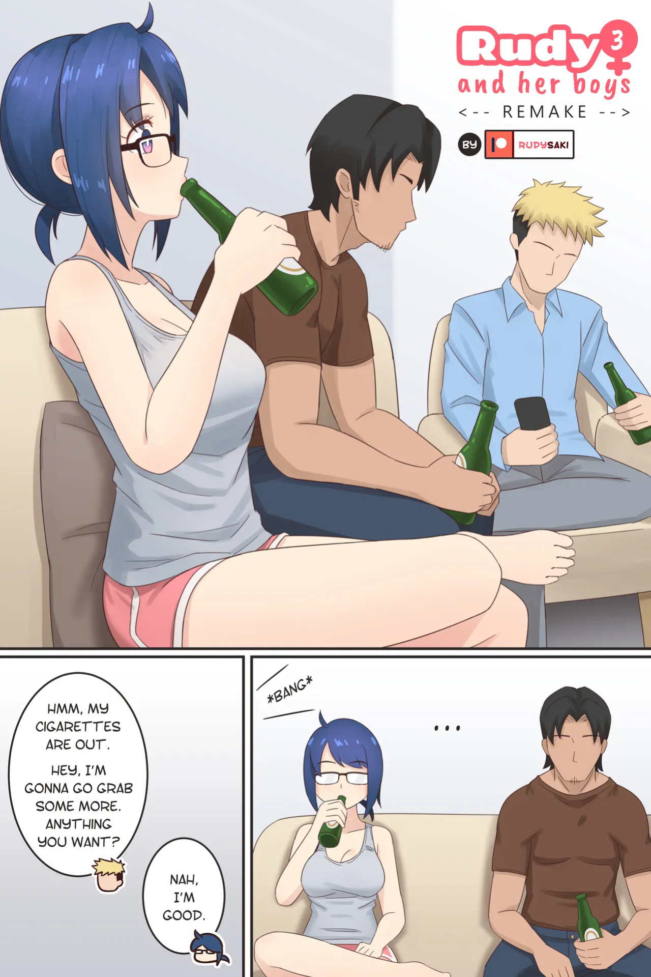 [Rudy Saki] Rudy and Her Boys: Remake