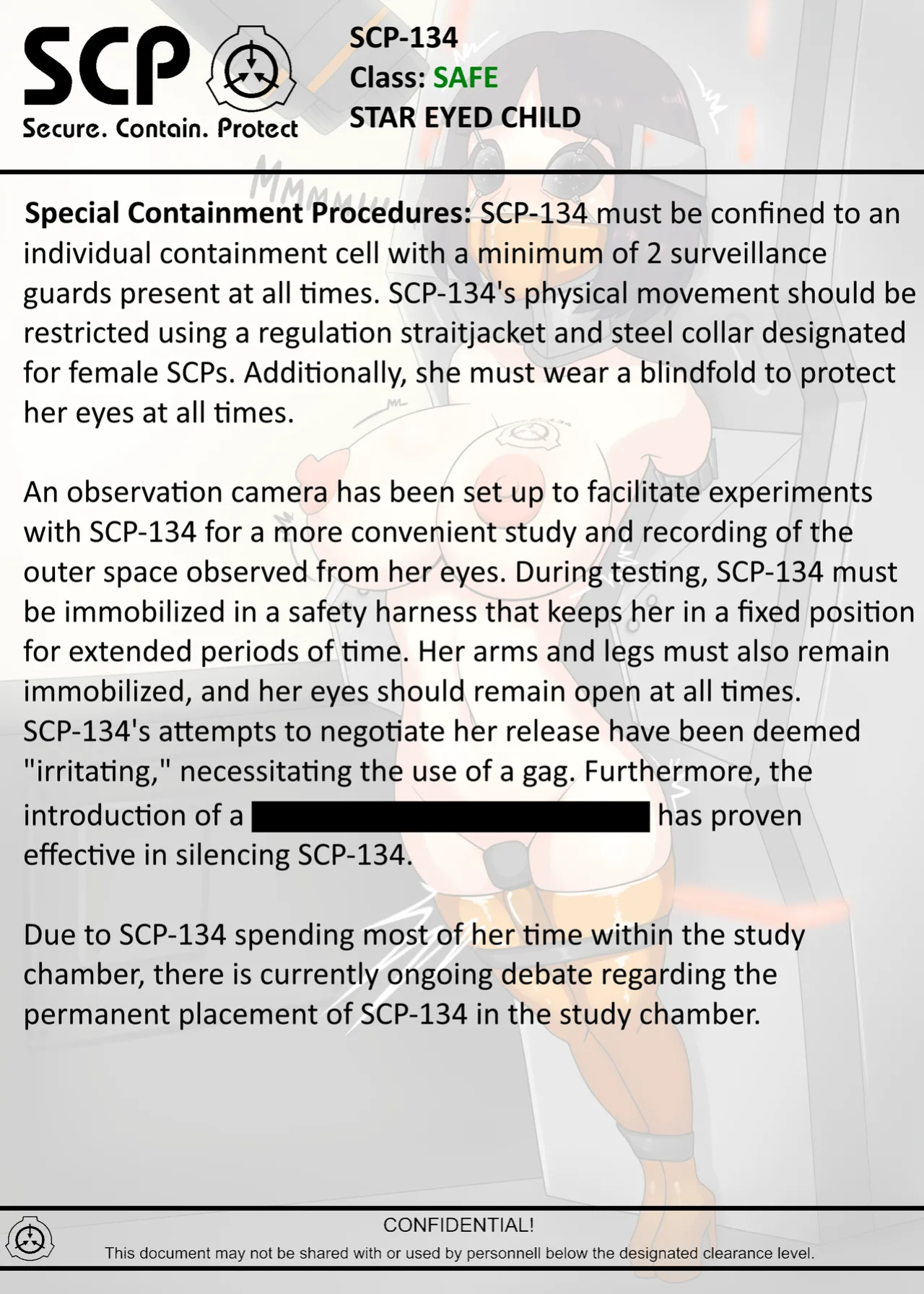 [AnanaKawaii] SCP-134 STAR EYED (SCP Foundation)