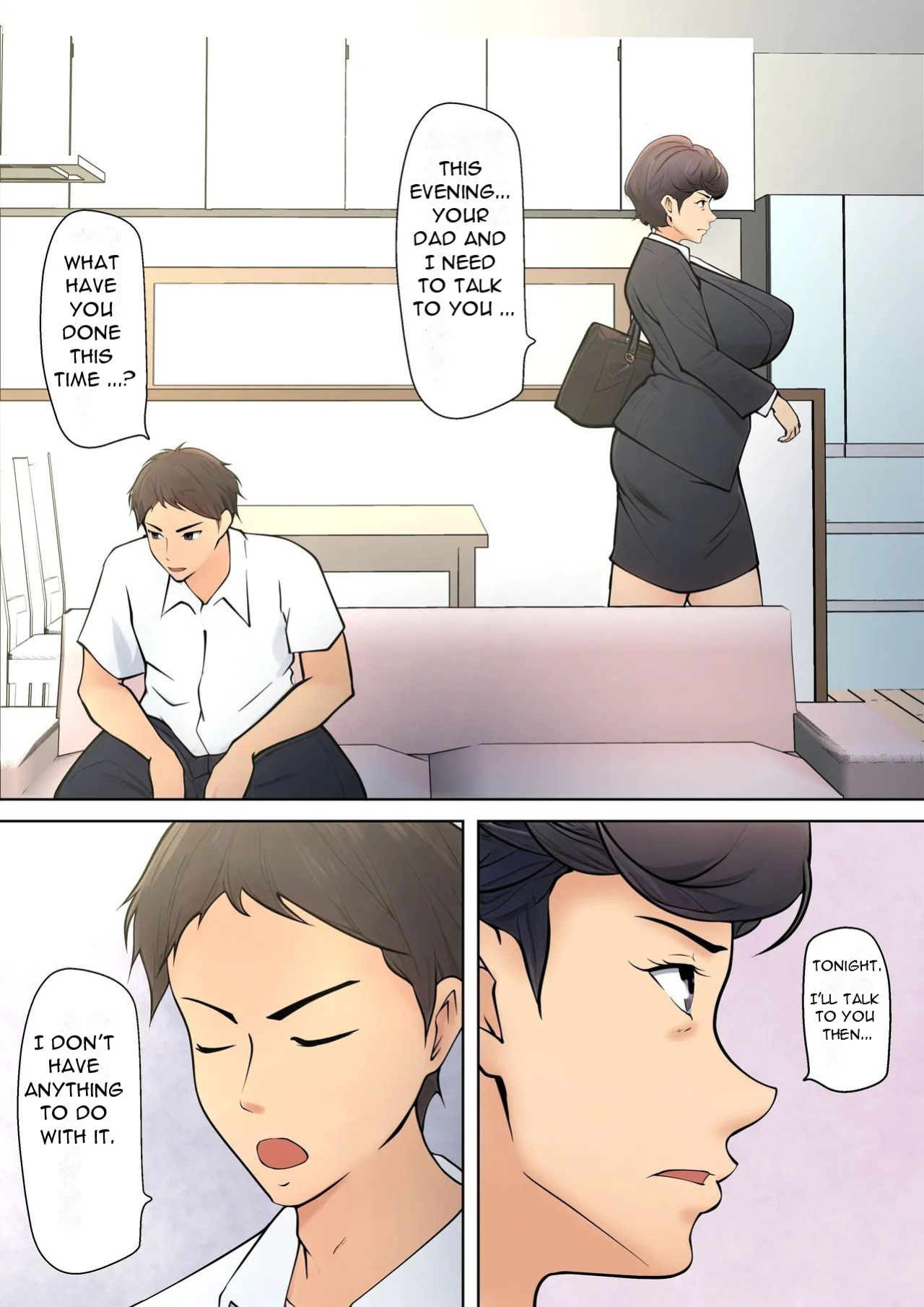 [Pentacle (Shimipan)] Shikatanaku kāchan to sekkusu shimasu - I Have No Choice But to Have Sex with My Mother [DarklordMTLs]