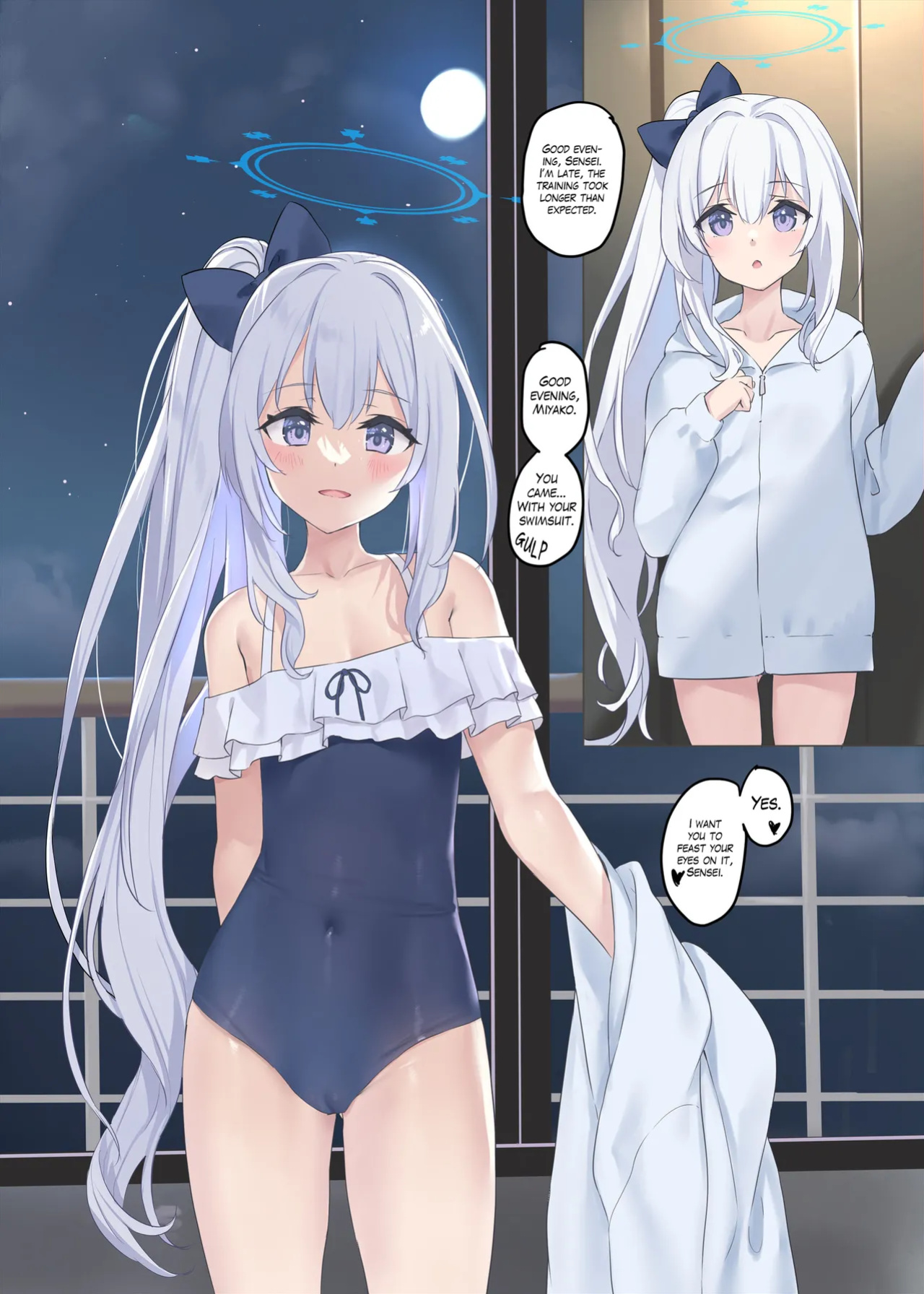 [Private Garden (Tsurusaki Takahiro)] RABBIT1 wa Shikyuu ga Yowai | RABBIT1 has a weak pussy (Blue Archive) [The Blavatsky Project]