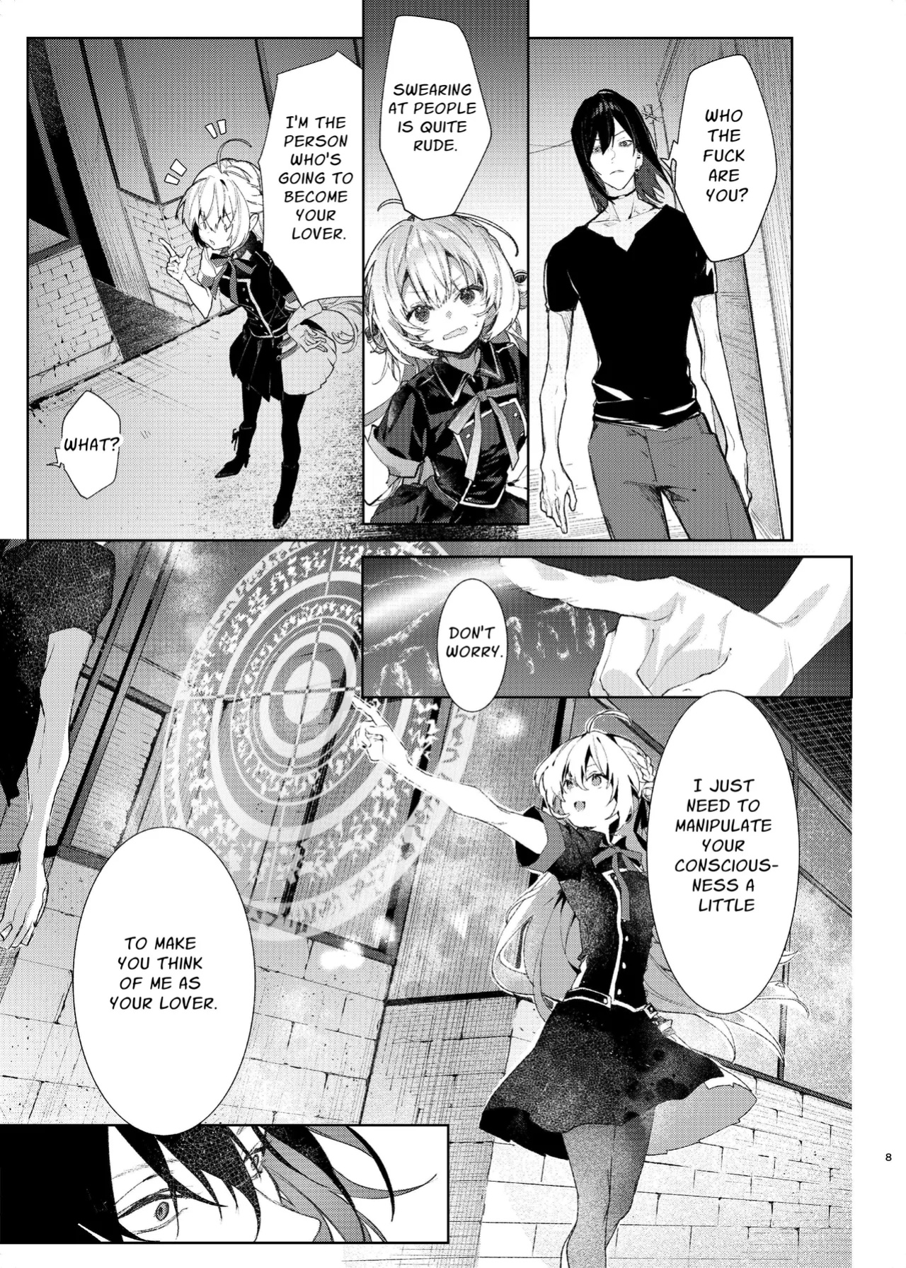 [Hankatsuu Shoujo (Enomoto Nao)] Majo Minarai wa ××× Shitakunai! | The Apprentice Witch Doesn't Want To XXX! [Cunny Garden]