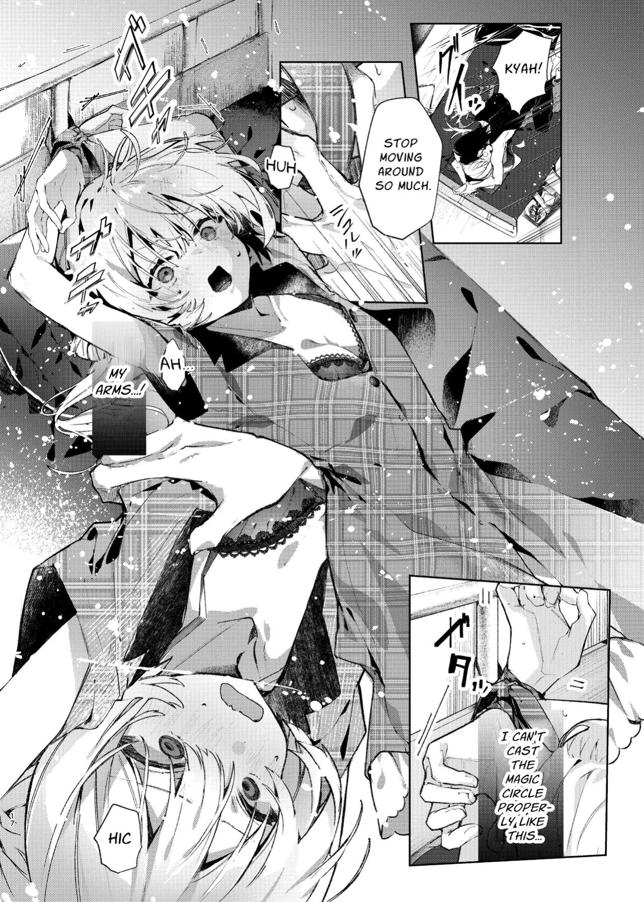 [Hankatsuu Shoujo (Enomoto Nao)] Majo Minarai wa ××× Shitakunai! | The Apprentice Witch Doesn't Want To XXX! [Cunny Garden]