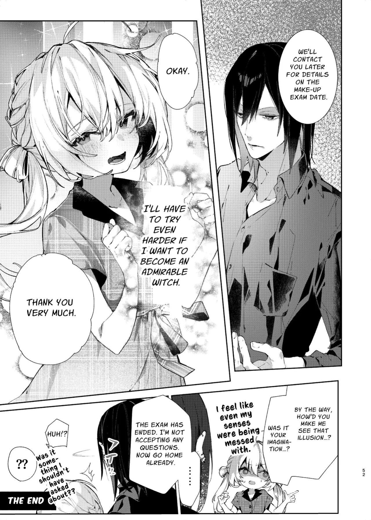 [Hankatsuu Shoujo (Enomoto Nao)] Majo Minarai wa ××× Shitakunai! | The Apprentice Witch Doesn't Want To XXX! [Cunny Garden]