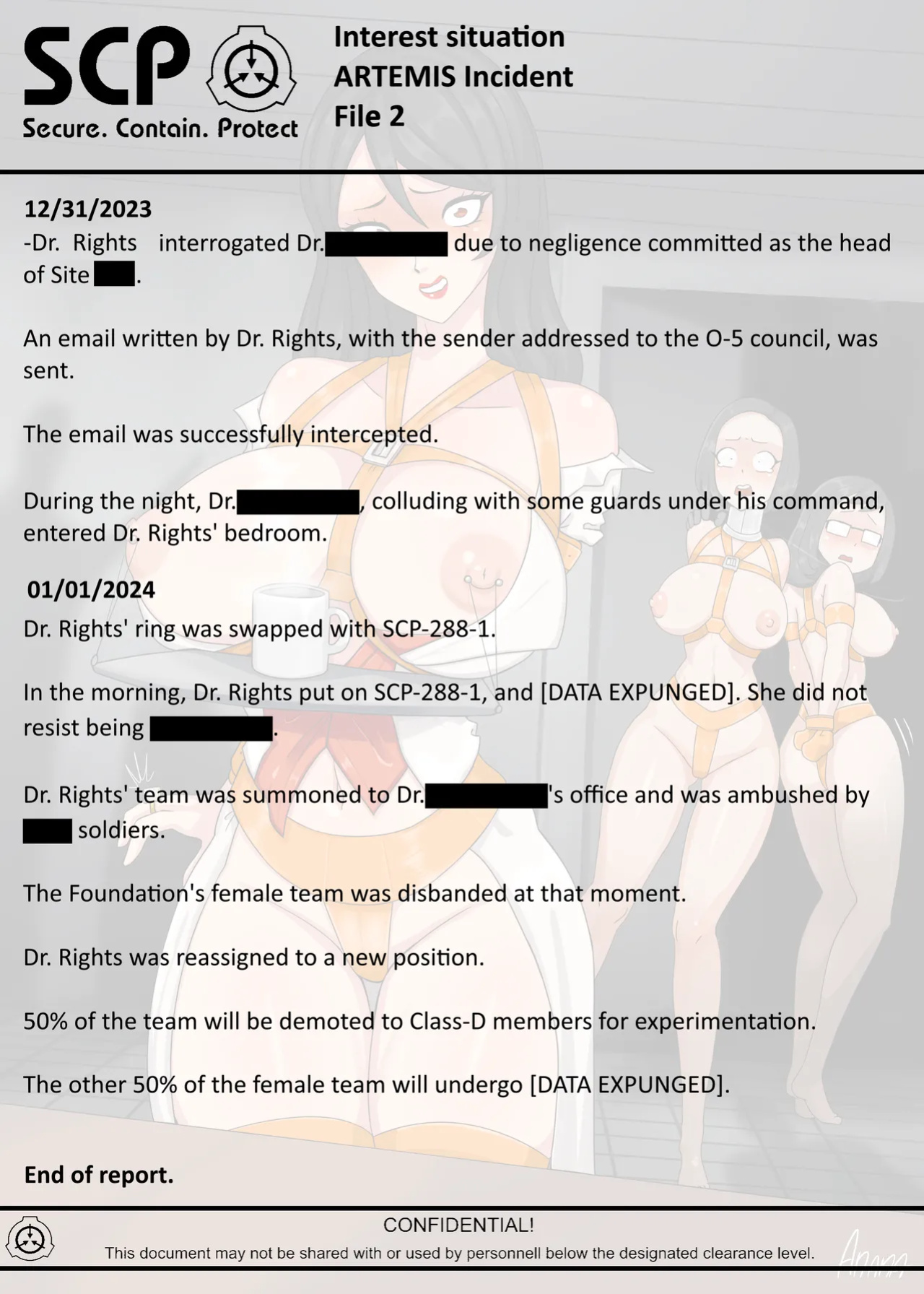 [AnanaKawaii] SCP / DR RIGHTS (SCP Foundation)