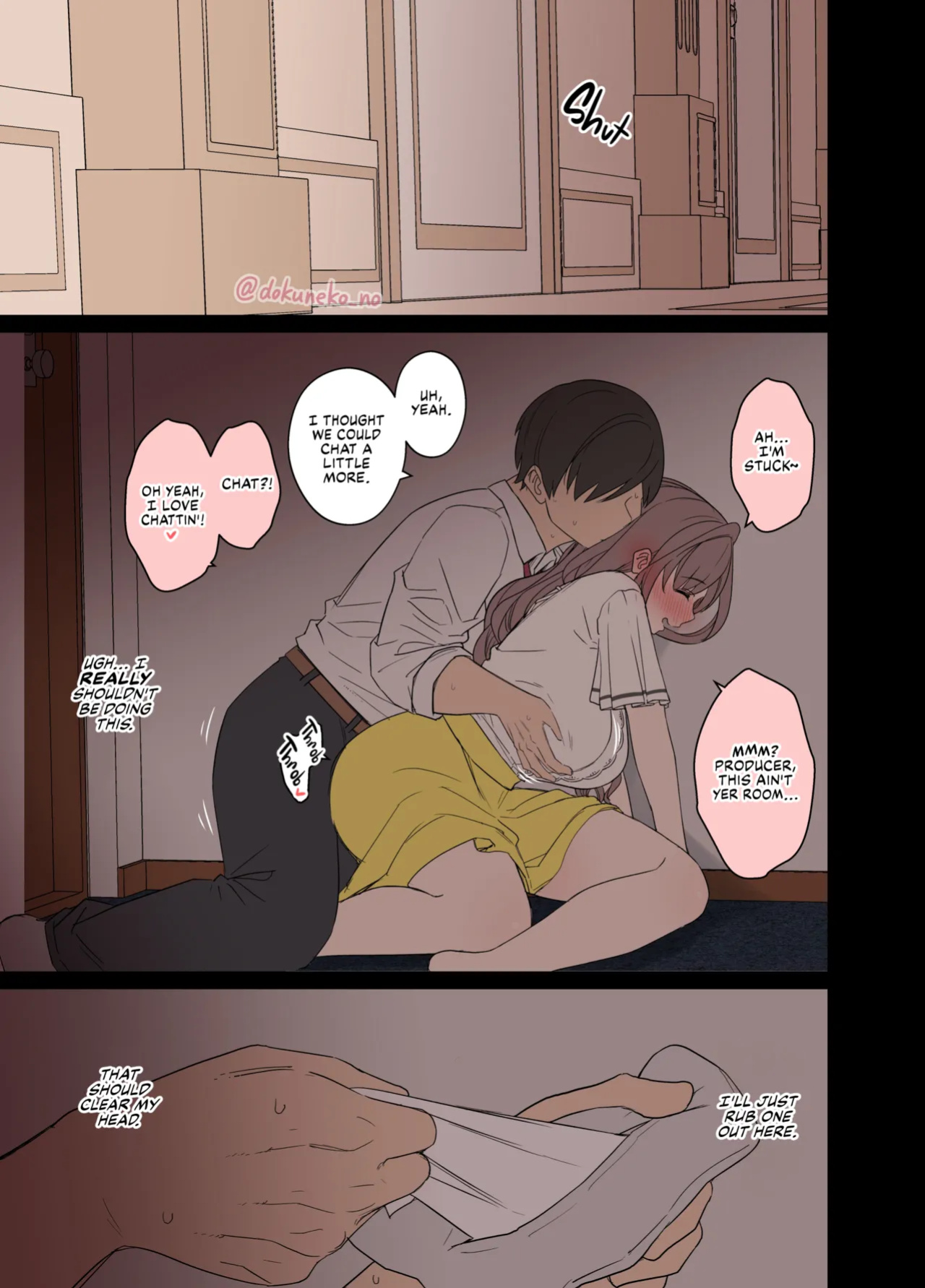 [Dokuneko Noil] Tsukioka Kogane ni Warui Koto o Suru Hanashi (Zenpen) | Tsukioka Kogane Has a Very Bad Night (Part 1) (THE iDOLM@STER: Shiny Color) [Fap It Scans]