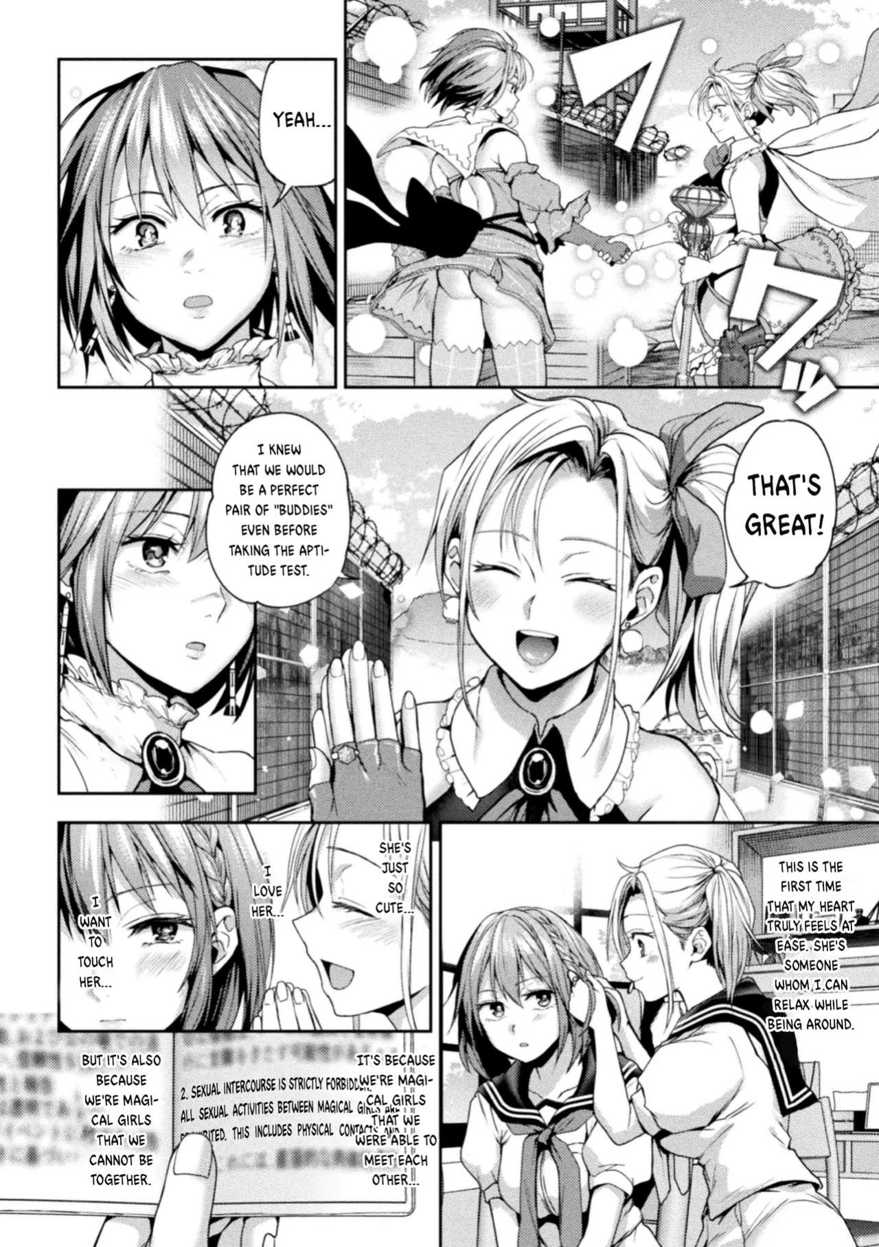 [Nagashiro Rouge] Eigyou Mahou Shoujo ga Kiss Shitara Ch. 1-3 | When Magical Girls Kiss Chapter 1-3 (END) + Extra
