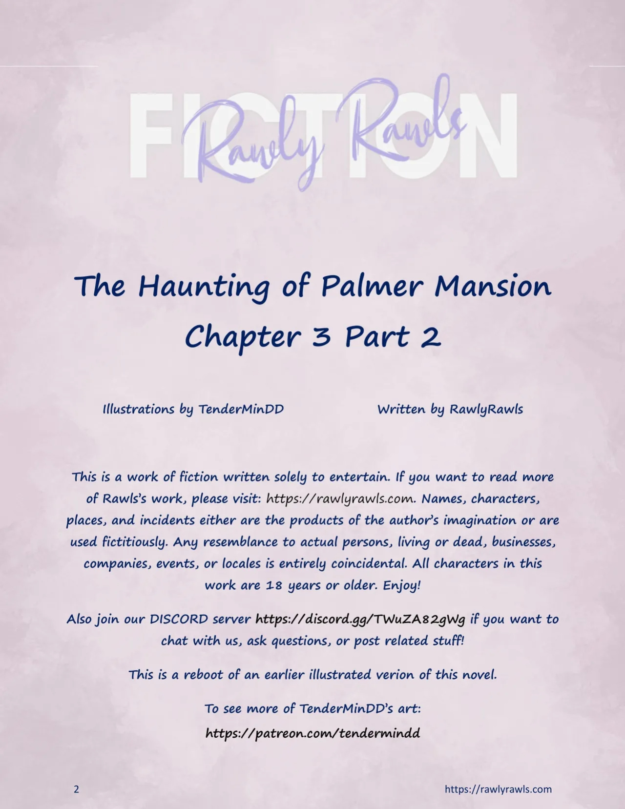 [TenderMinDD & RawlyRawls] The Haunting of Palmer Mansion Chapter 3
