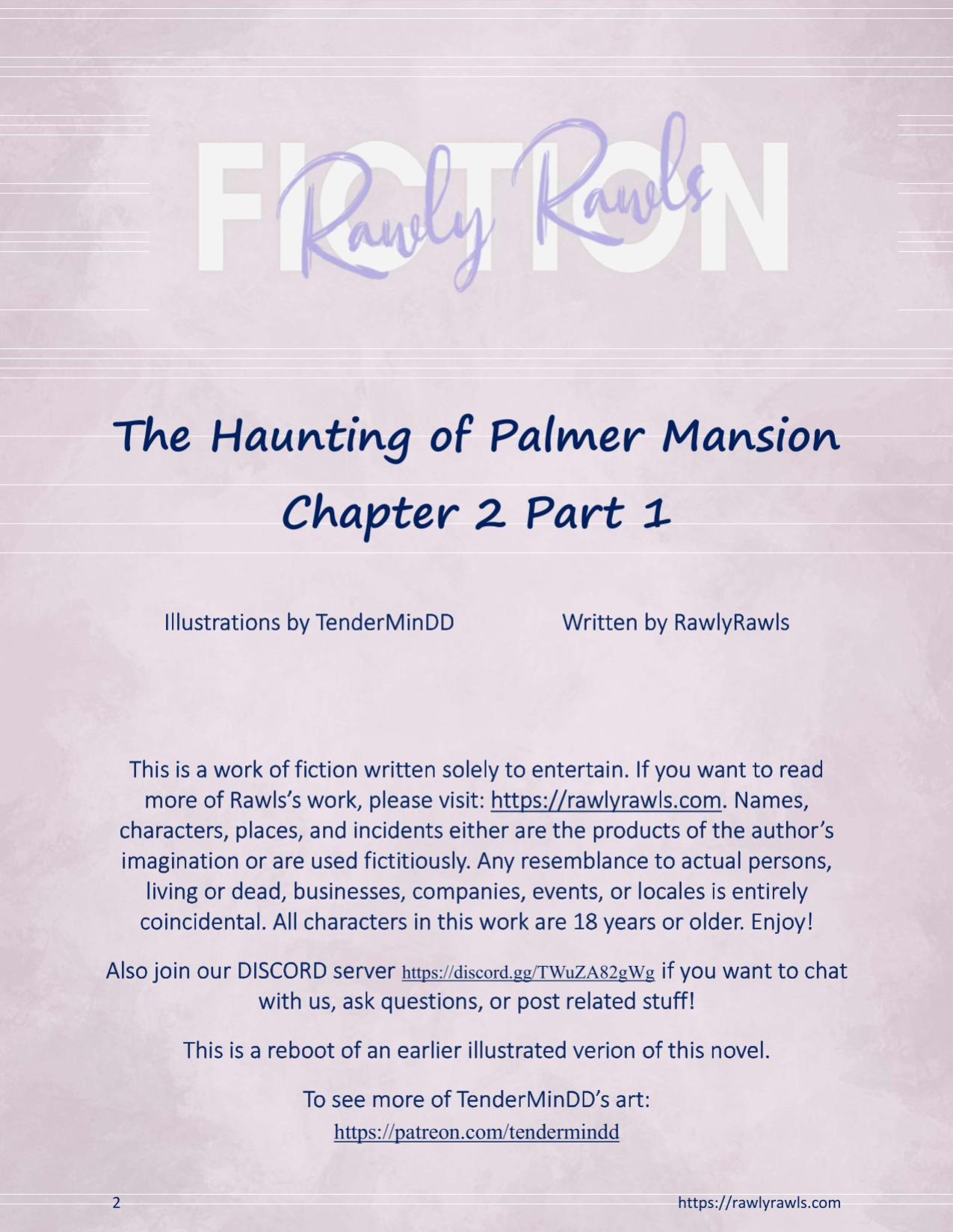 [TenderMinDD & RawlyRawls] The Haunting of Palmer Mansion Chapter 2