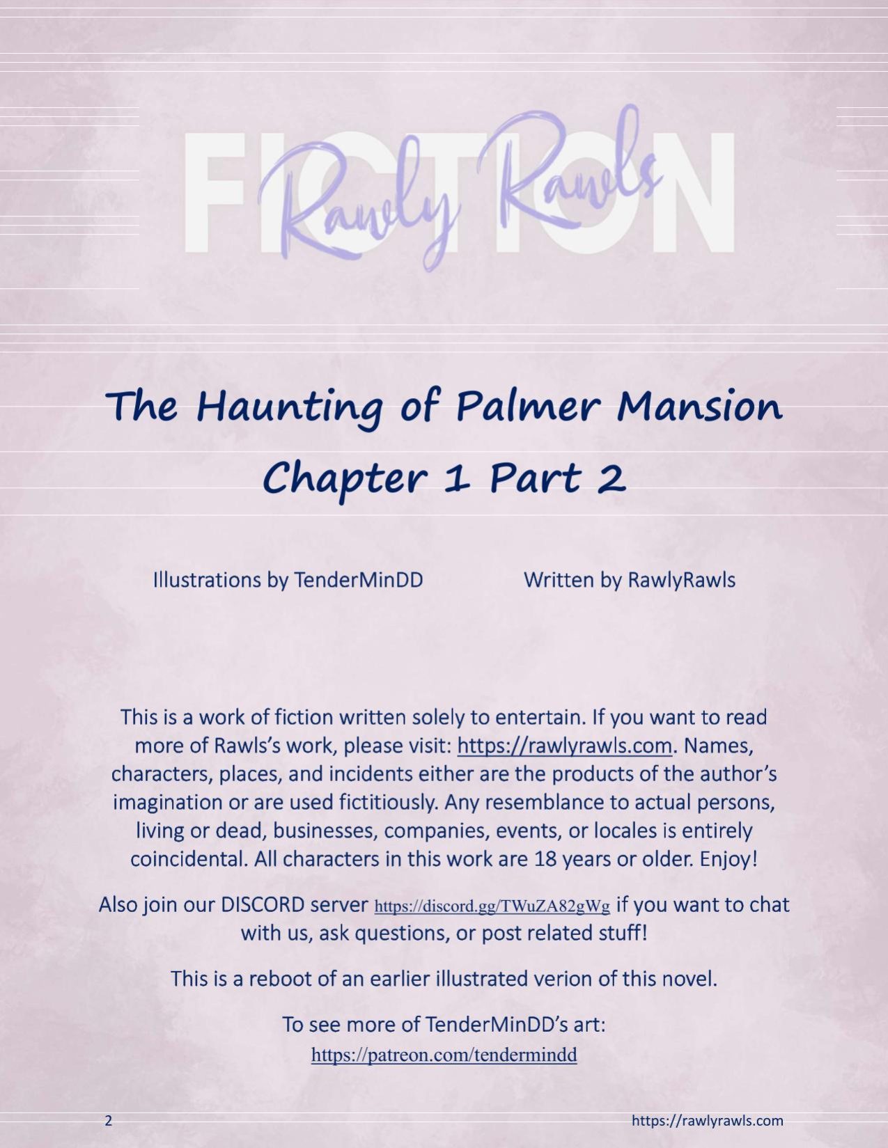 [TenderMinDD & RawlyRawls] The Haunting of Palmer Mansion Chapter 1