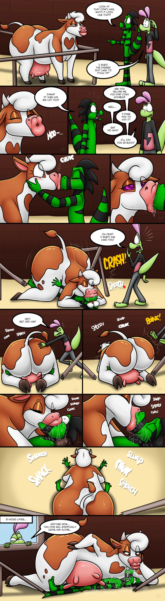 [JAMEArts & Skunkdude13] Kiss the Cow