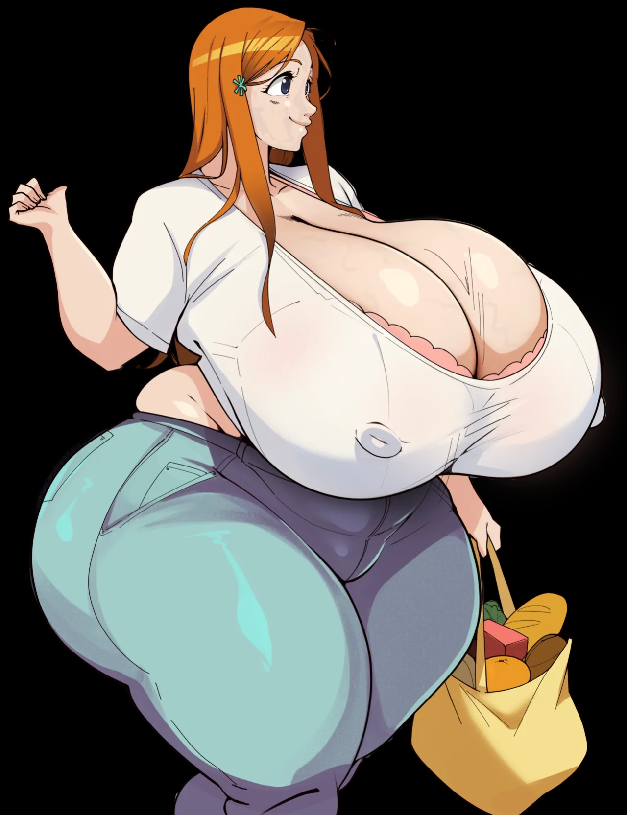 [BitterCream] Orihime Inoue & Hobo - Part 2 [Uncensored] (Bleach)