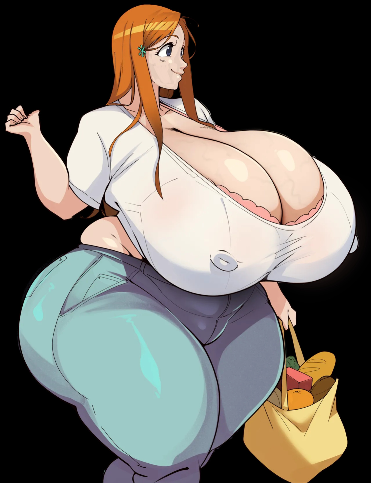 [BitterCream] Orihime Inoue & Hobo - Part 2 [Uncensored] (Bleach)