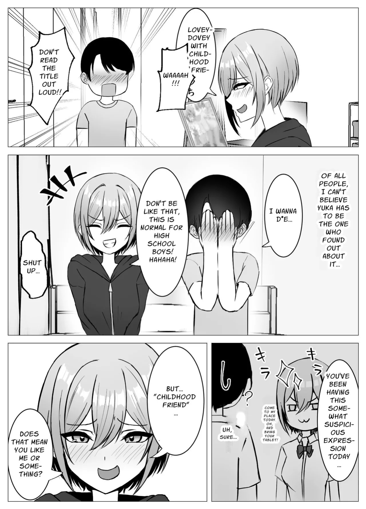 [Satsuki no Usa Koya (Satsuki Usa)] Saikai shita Osananajimi to Issen o Koecchau Hanashi | I Reunited With My Longtime Friend and Crossed the Line [maple]