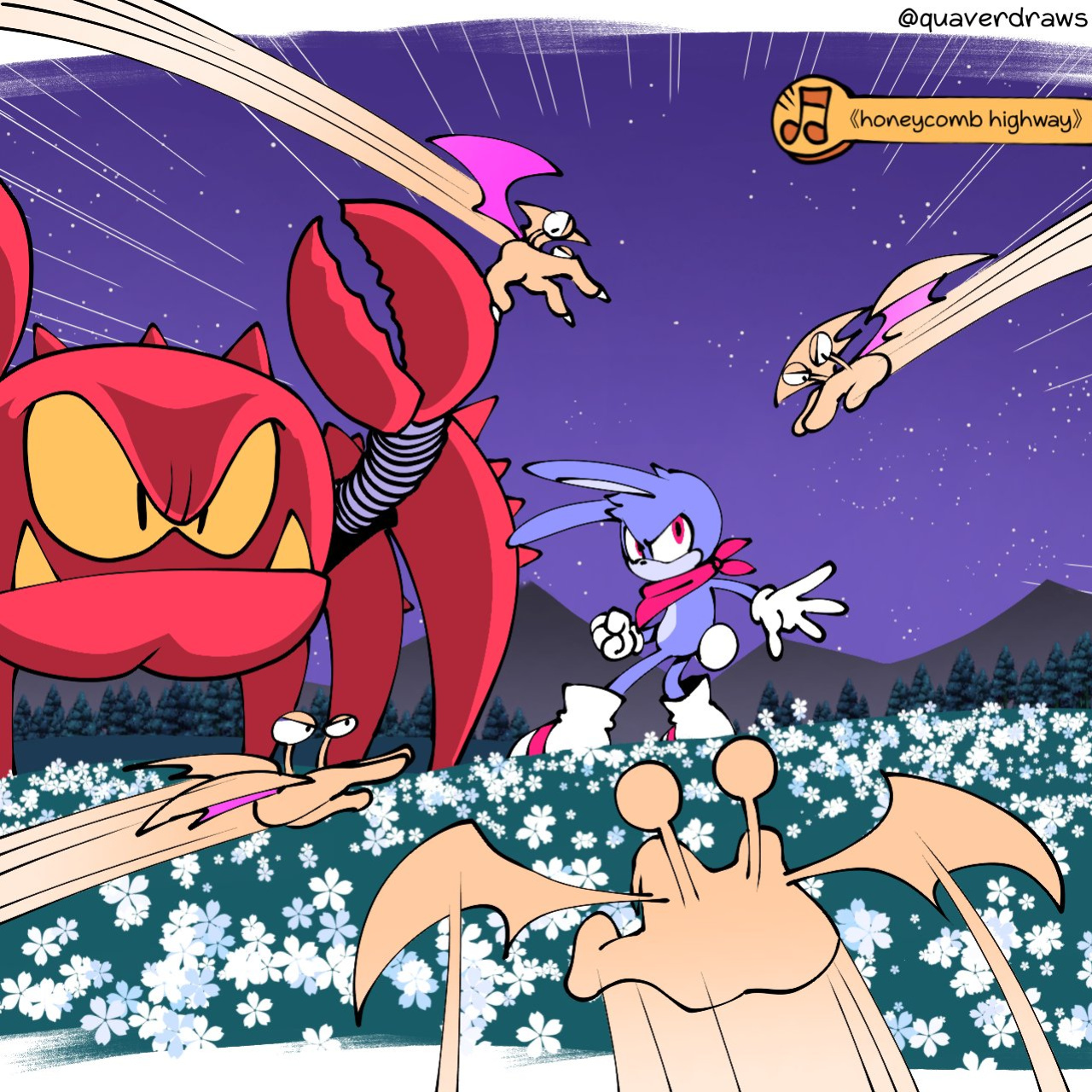 [Quaverdraws | QuaverNSFW] Rush to the Dreamland (Prototype Sonic AU)