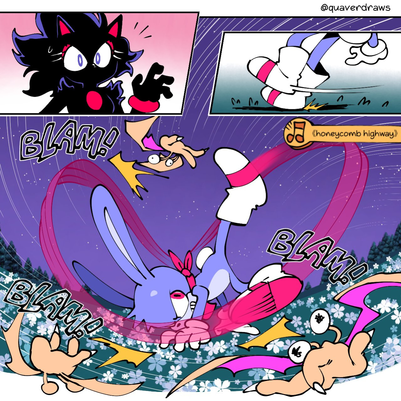 [Quaverdraws | QuaverNSFW] Rush to the Dreamland (Prototype Sonic AU)