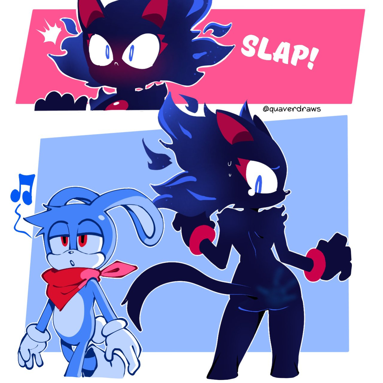 [Quaverdraws | QuaverNSFW] Rush to the Dreamland (Prototype Sonic AU)