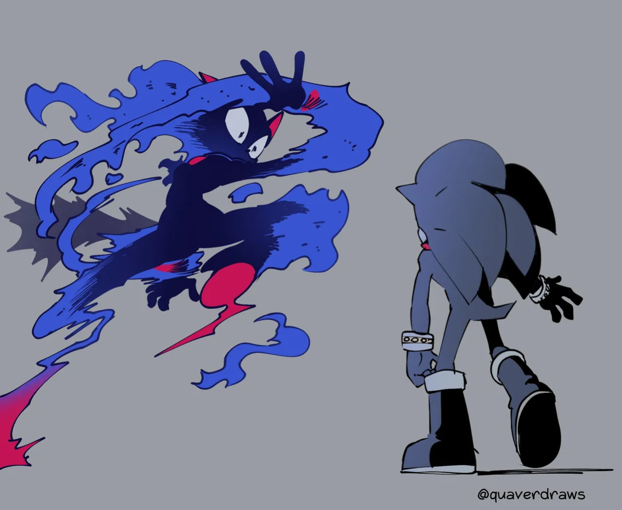[Quaverdraws | QuaverNSFW] Rush to the Dreamland (Prototype Sonic AU)