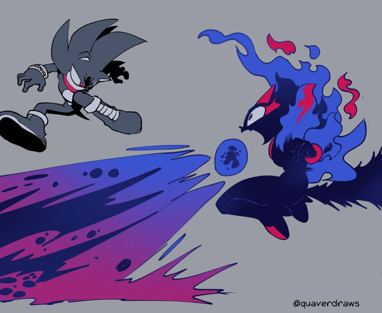 [Quaverdraws | QuaverNSFW] Rush to the Dreamland (Prototype Sonic AU)