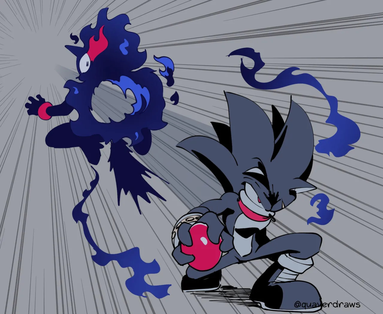 [Quaverdraws | QuaverNSFW] Rush to the Dreamland (Prototype Sonic AU)