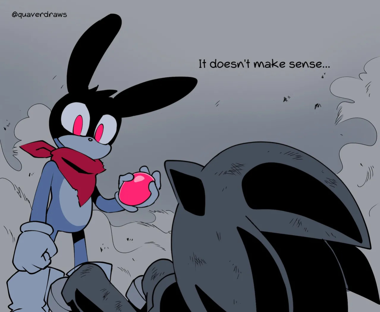[Quaverdraws | QuaverNSFW] Rush to the Dreamland (Prototype Sonic AU)