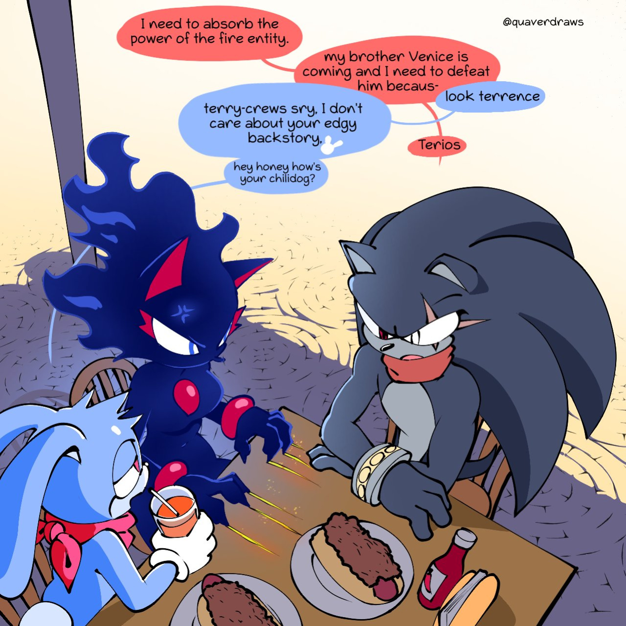 [Quaverdraws | QuaverNSFW] Rush to the Dreamland (Prototype Sonic AU)
