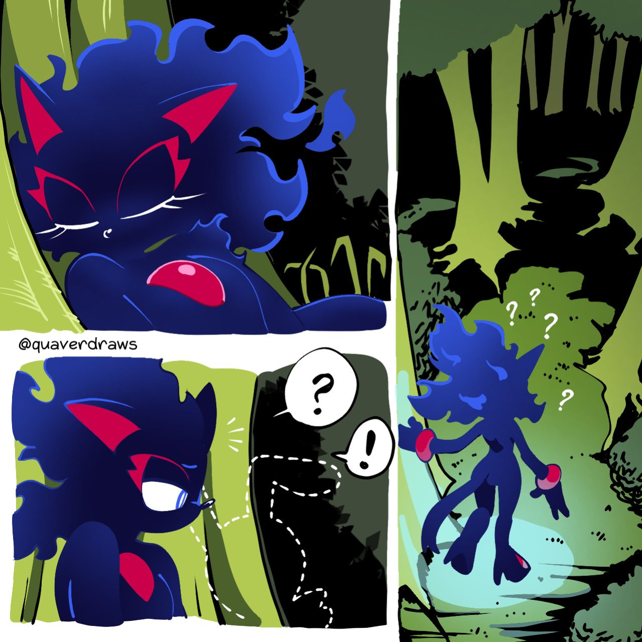 [Quaverdraws | QuaverNSFW] Rush to the Dreamland (Prototype Sonic AU)