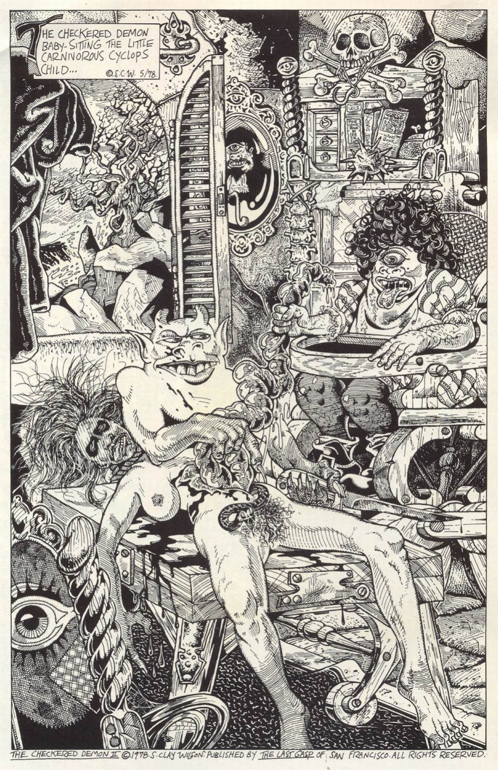 [S. Clay Wilson] The Checkered Demon #2