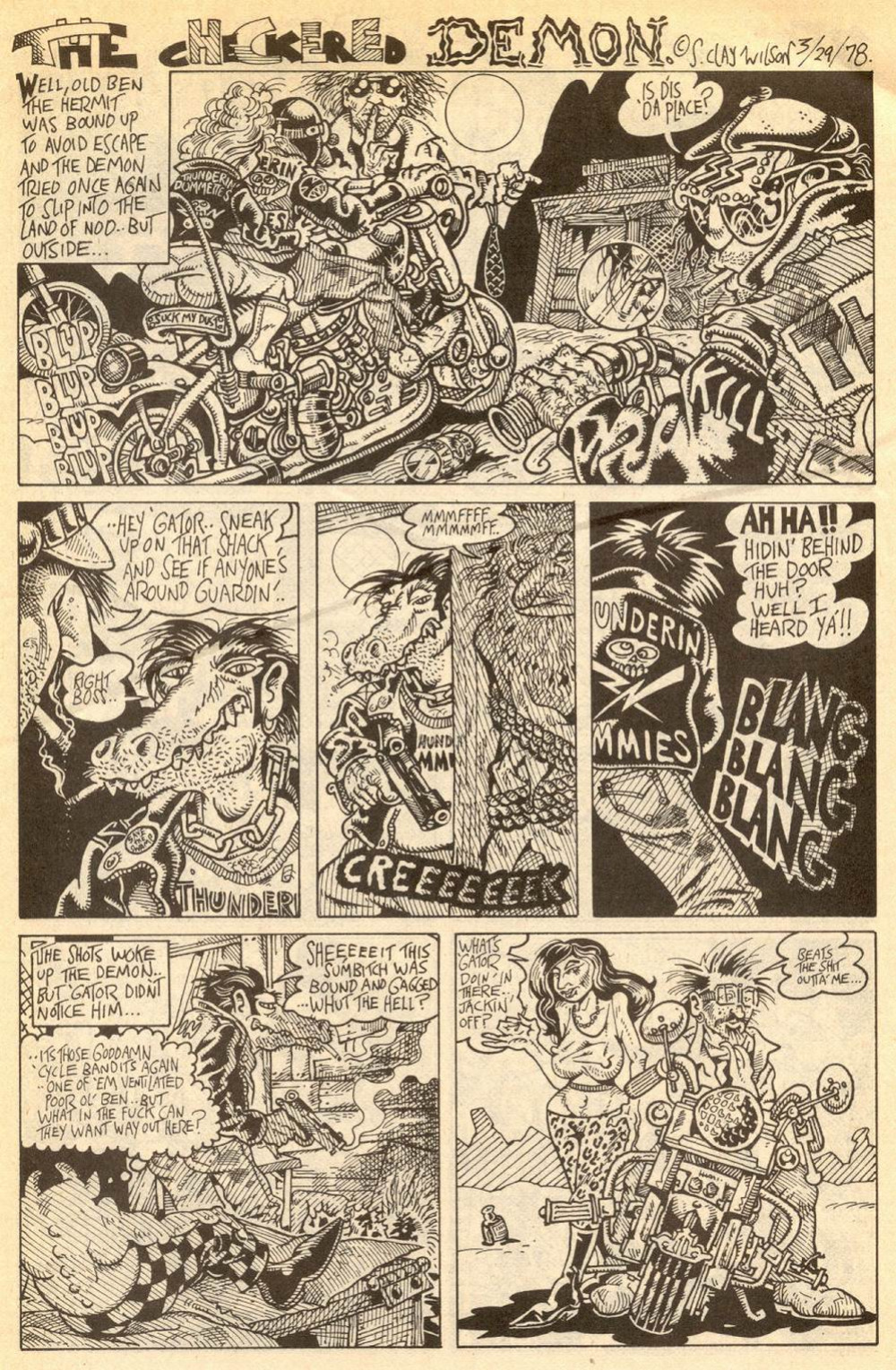 [S. Clay Wilson] The Checkered Demon #2