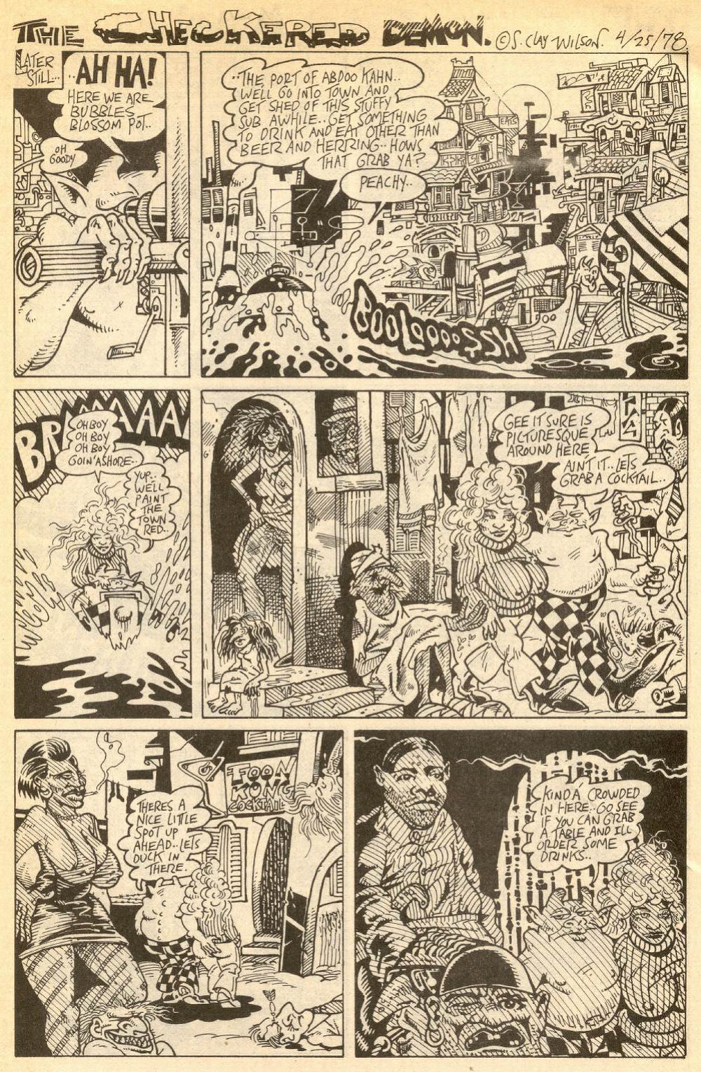 [S. Clay Wilson] The Checkered Demon #2