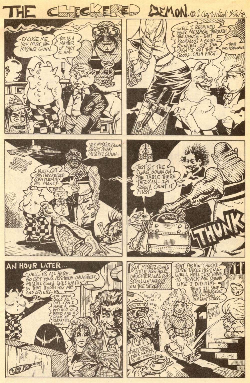 [S. Clay Wilson] The Checkered Demon #2