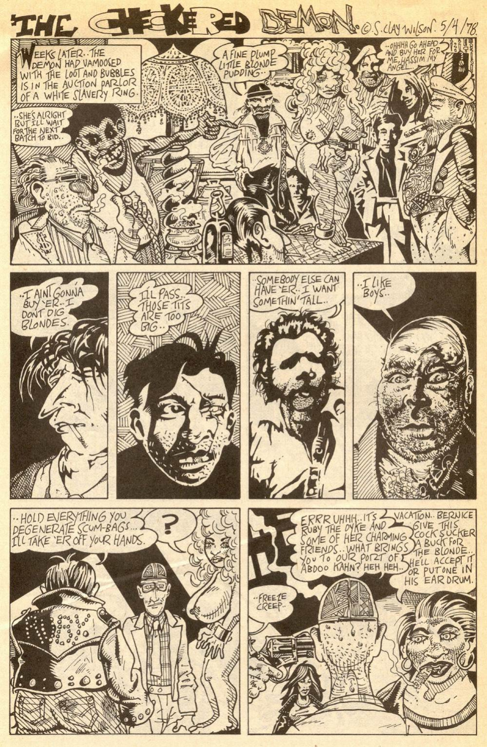 [S. Clay Wilson] The Checkered Demon #2