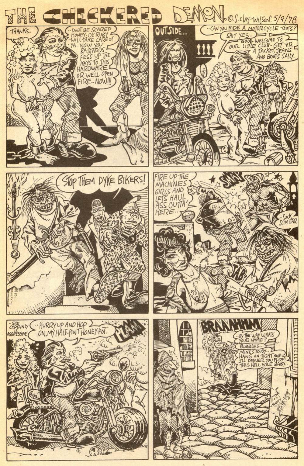 [S. Clay Wilson] The Checkered Demon #2