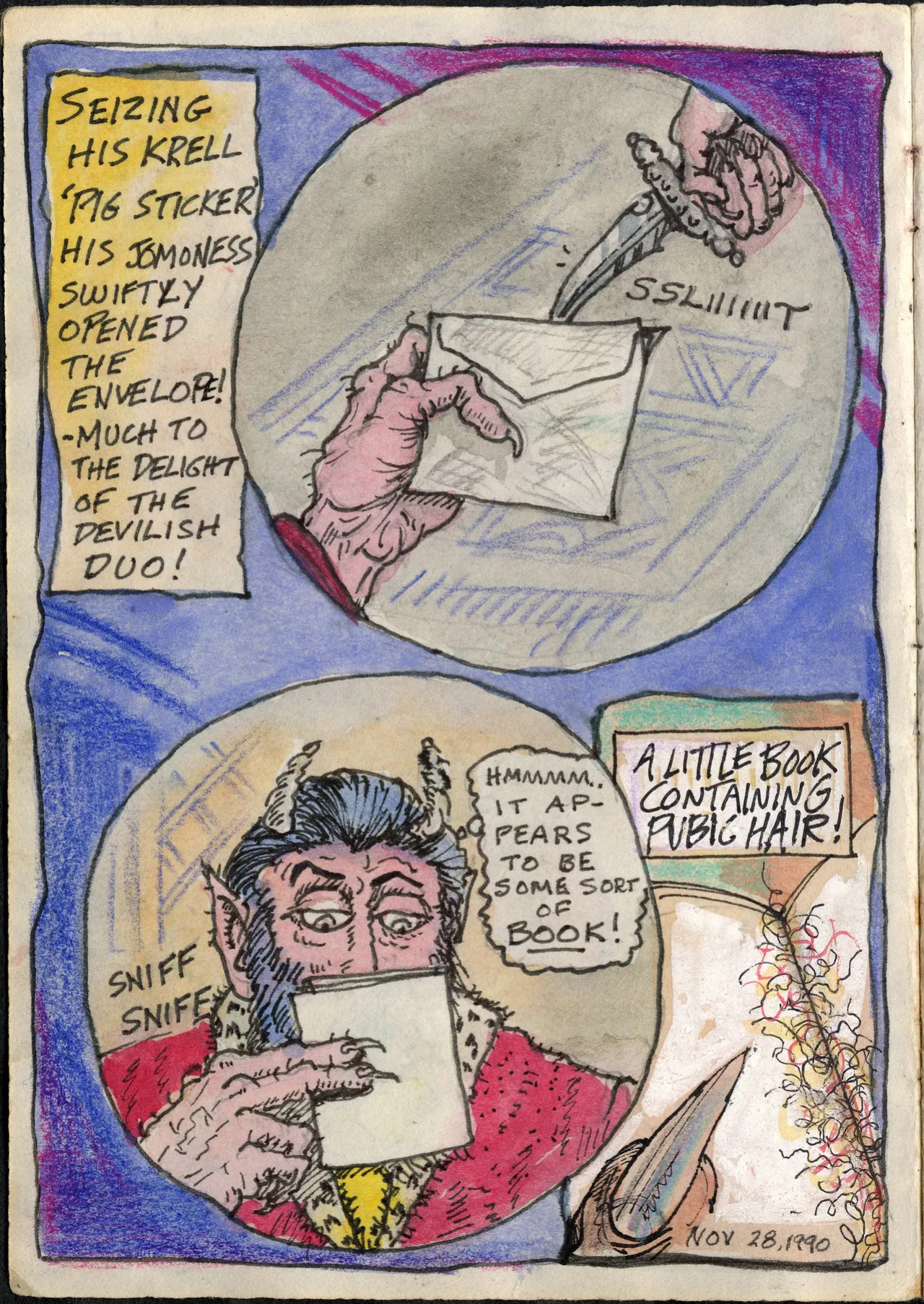 [S. Clay Wilson, David Moore] Ex Libris Pubis