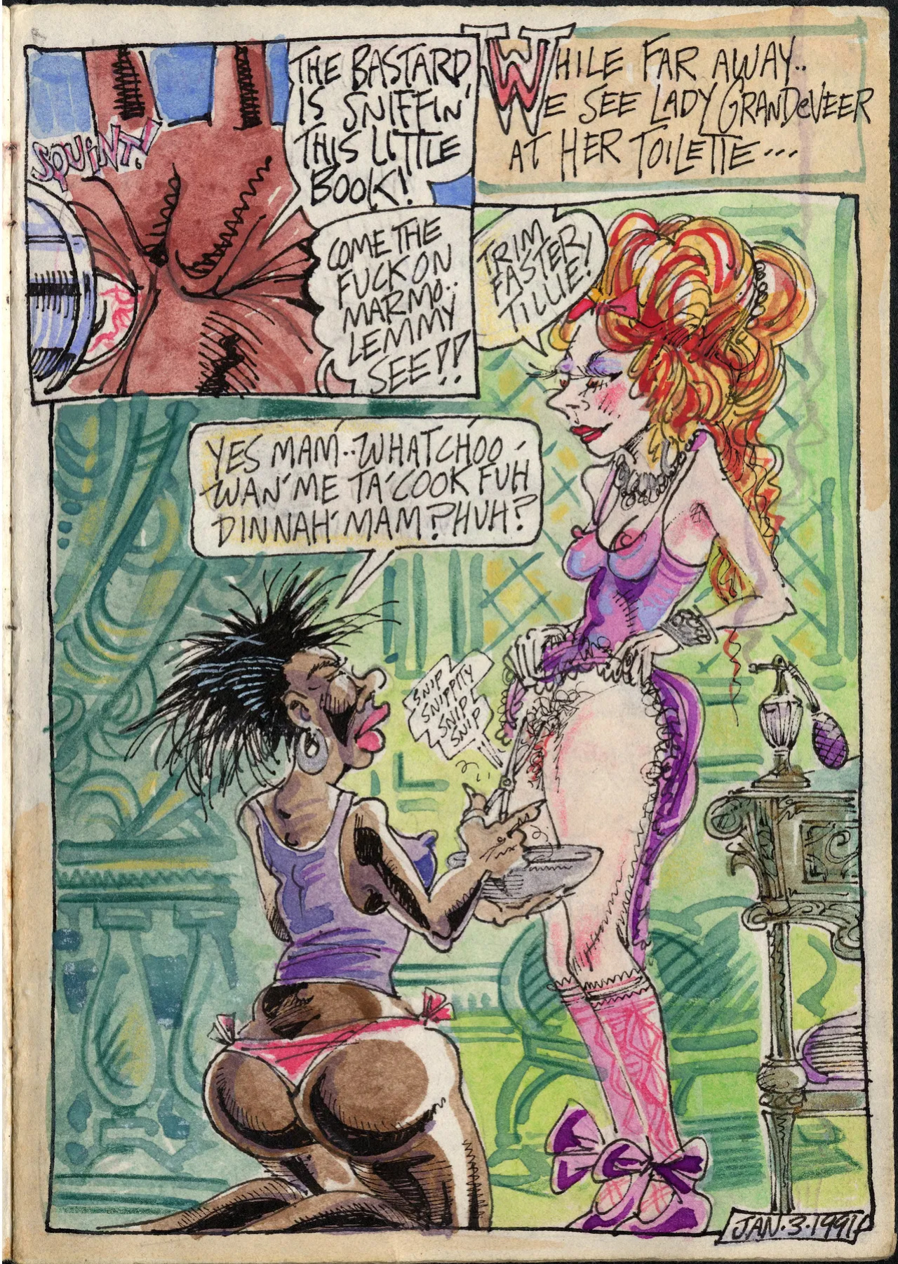 [S. Clay Wilson, David Moore] Ex Libris Pubis