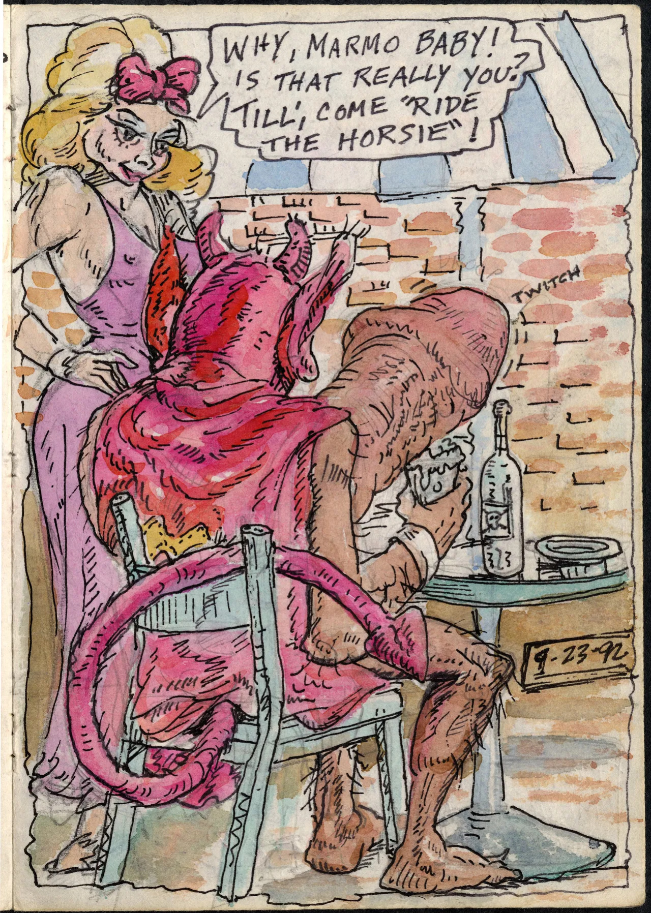 [S. Clay Wilson, David Moore] Ex Libris Pubis