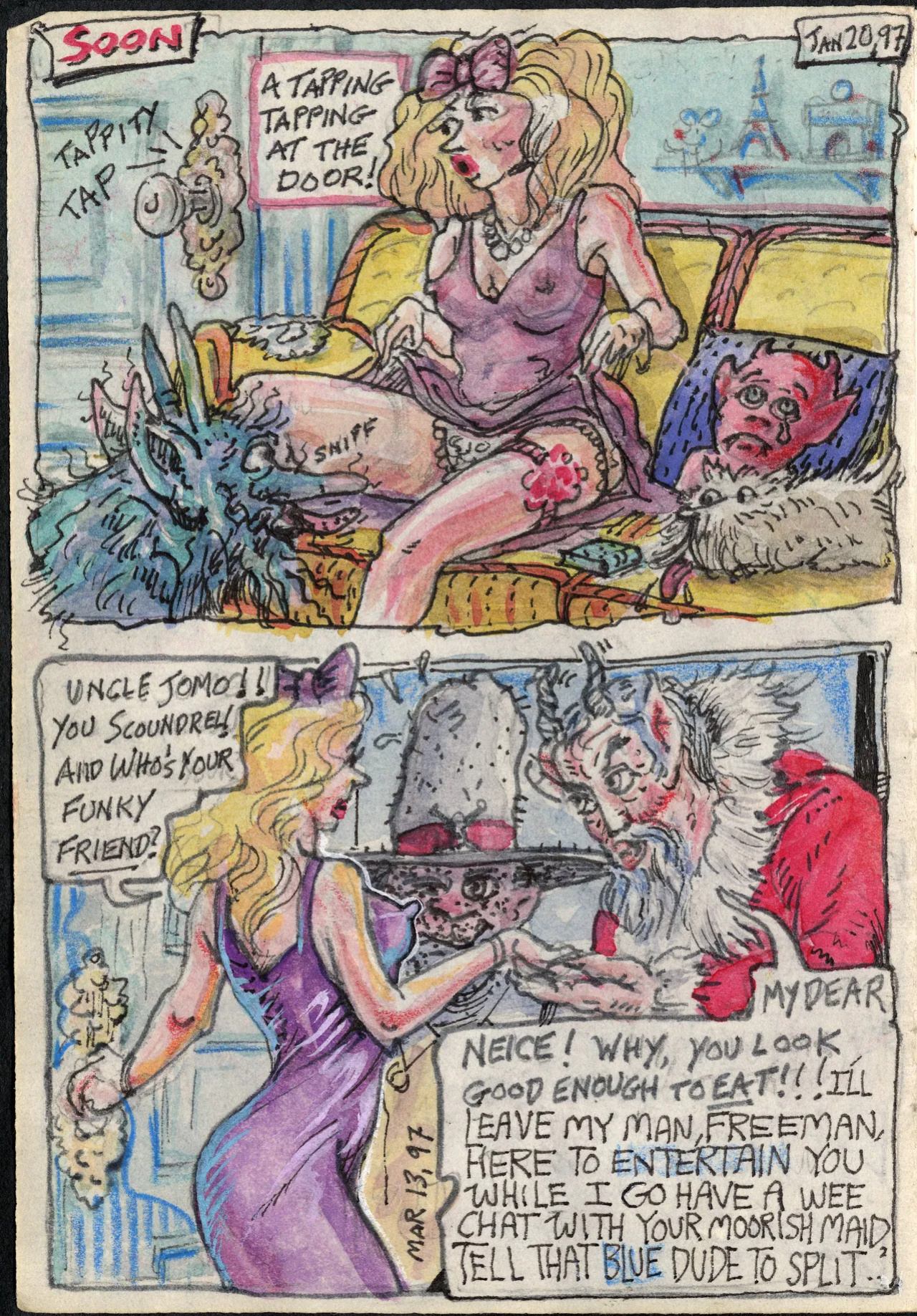 [S. Clay Wilson, David Moore] Ex Libris Pubis