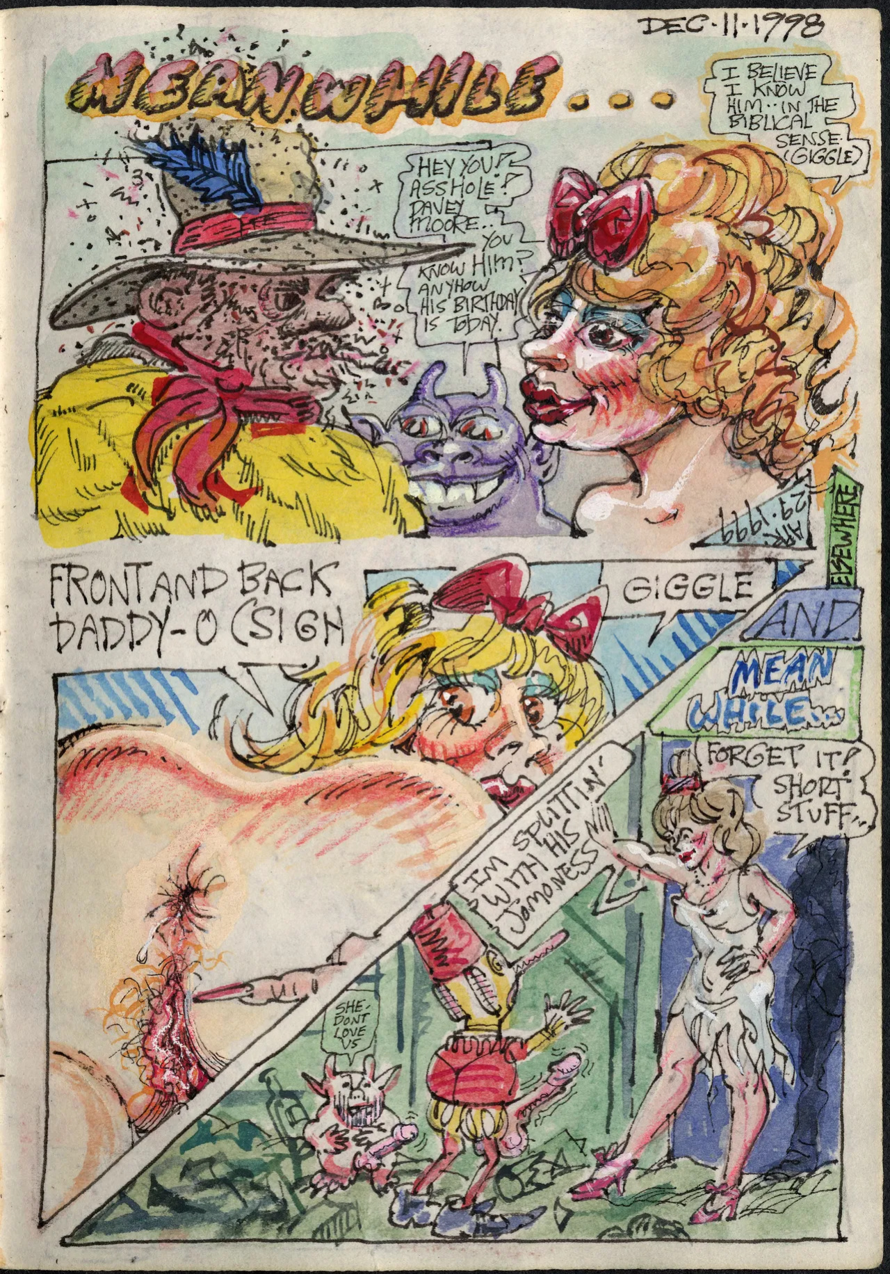 [S. Clay Wilson, David Moore] Ex Libris Pubis