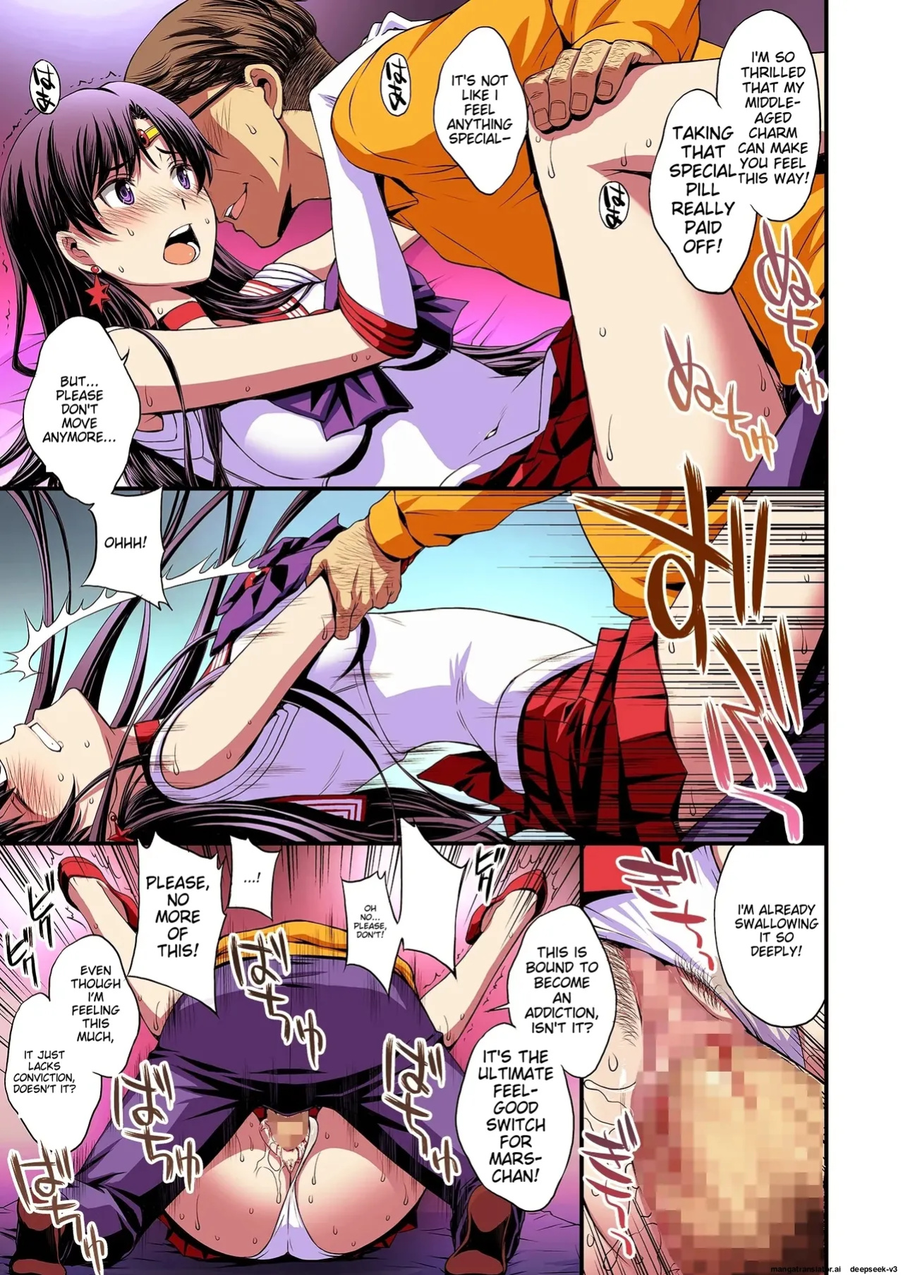 [Secret Society M (Kitahara Aki)] Mars to Haramase Koubi Full Color Soushuuhen | Mars' Impregnation (Bishoujo Senshi Sailor Moon)