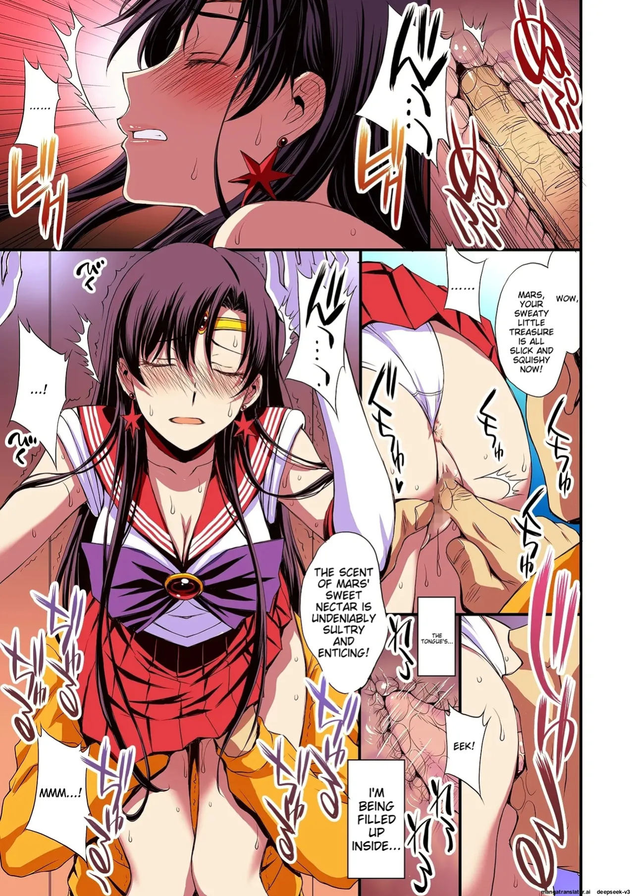 [Secret Society M (Kitahara Aki)] Mars to Haramase Koubi Full Color Soushuuhen | Mars' Impregnation (Bishoujo Senshi Sailor Moon)