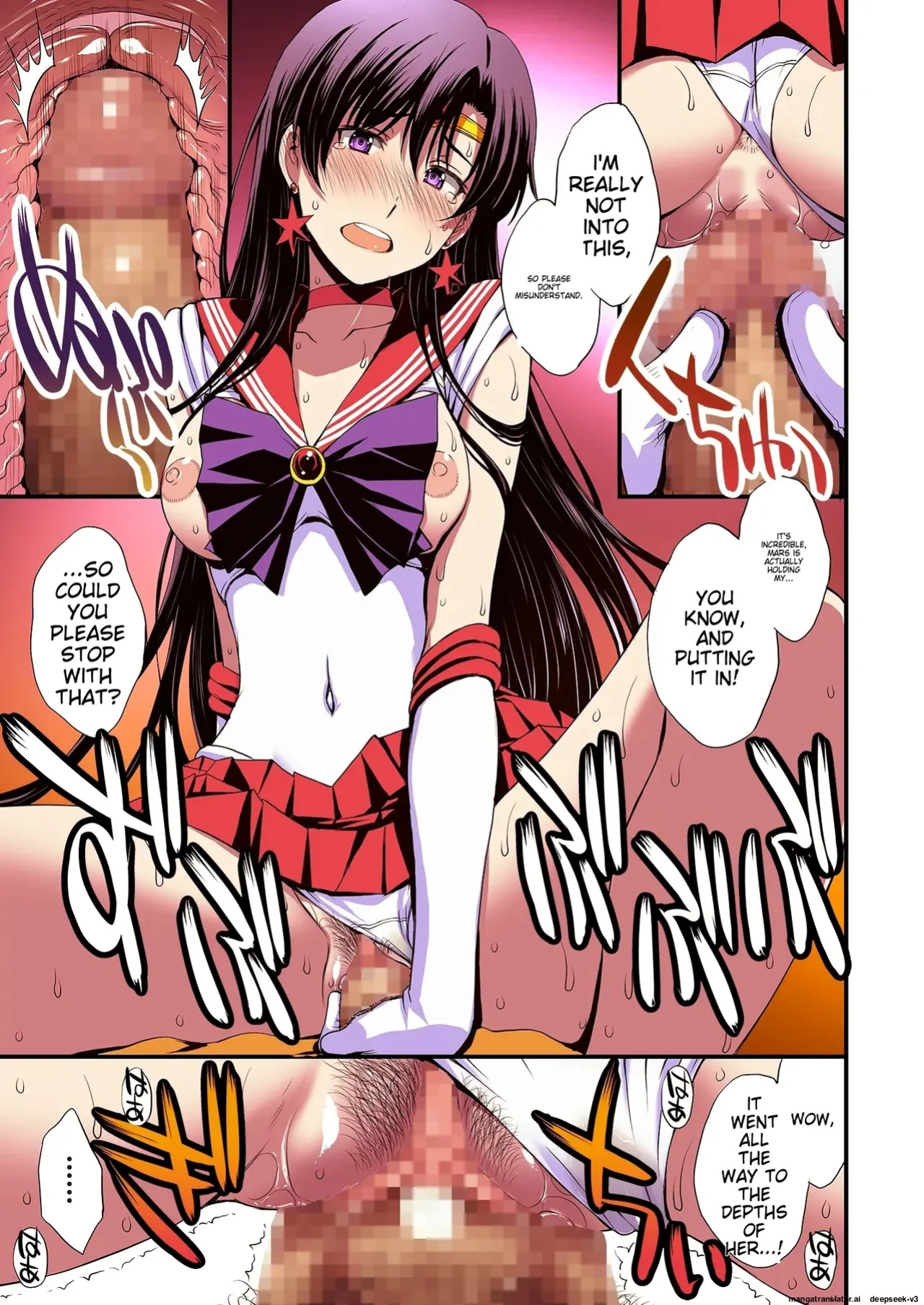 [Secret Society M (Kitahara Aki)] Mars to Haramase Koubi Full Color Soushuuhen | Mars' Impregnation (Bishoujo Senshi Sailor Moon)