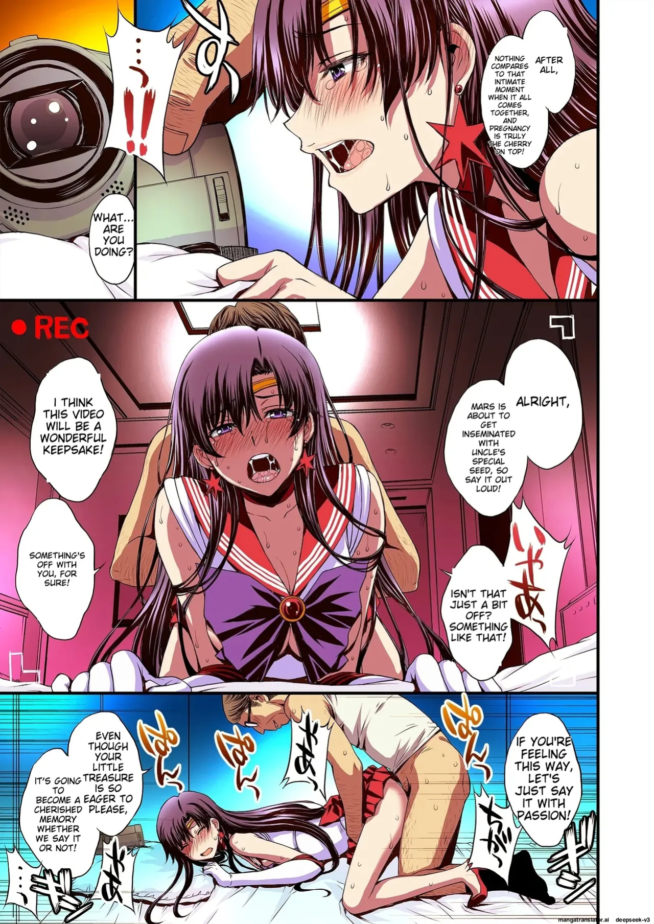 [Secret Society M (Kitahara Aki)] Mars to Haramase Koubi Full Color Soushuuhen | Mars' Impregnation (Bishoujo Senshi Sailor Moon)