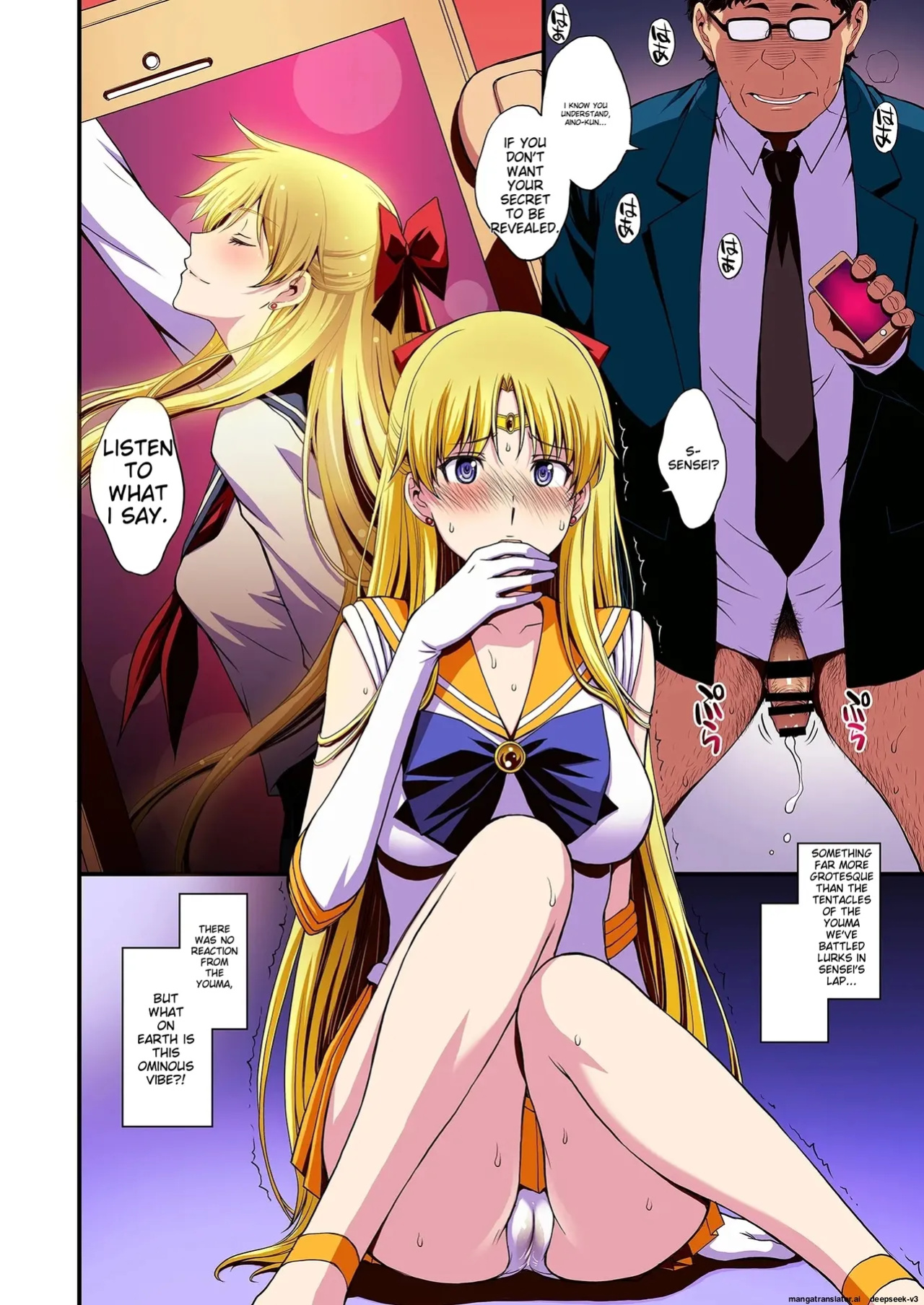 Ninshin shi chatta… dare ka「tasukete」. | I'm pregnant... someone "help" me.