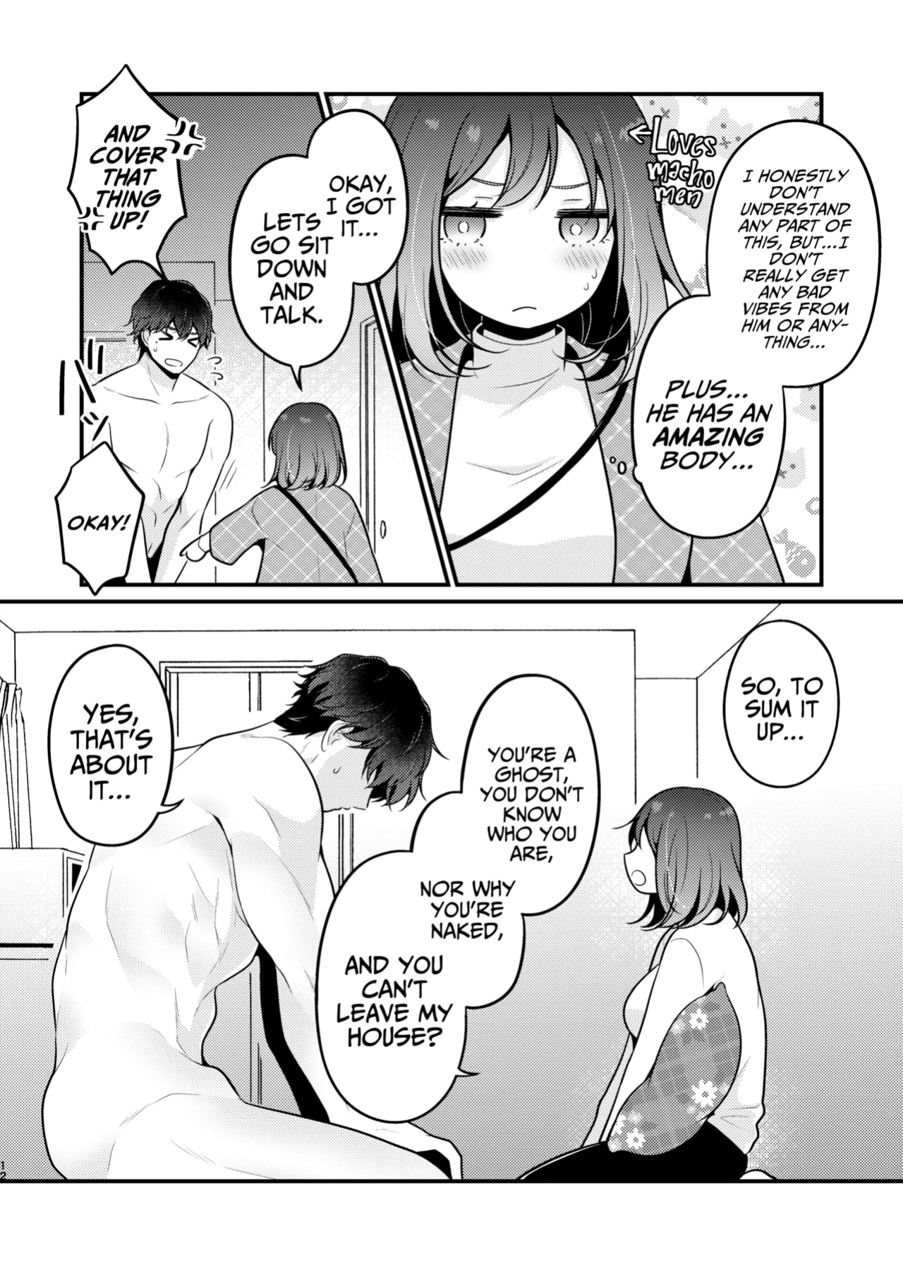 [MorodashiRingo] Gori Macho Yuurei ni Maiban Kakareteimasu! [A Cool Person]